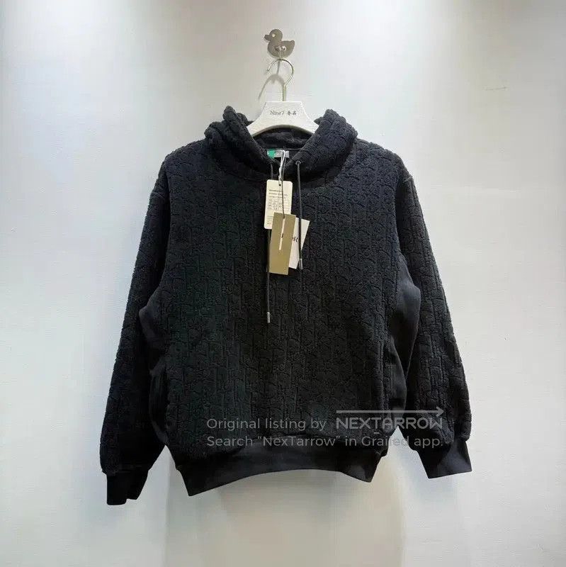 Dior Dior Black Cotton Blend Hoodie Men’s XL . Size US XL / EU 56 / 4 - 1 Thumbnail