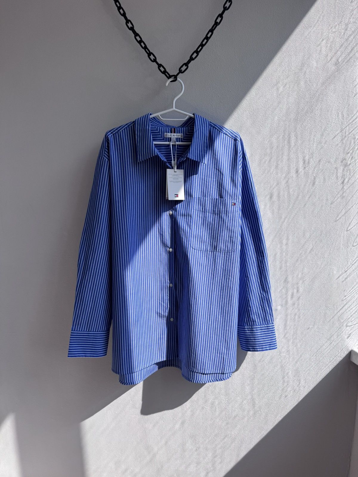 Tommy Hilfiger NEW Tommy Hilfiger Striped Button Up Shirt Size US XXL / EU 58 / 5 - 1 Thumbnail