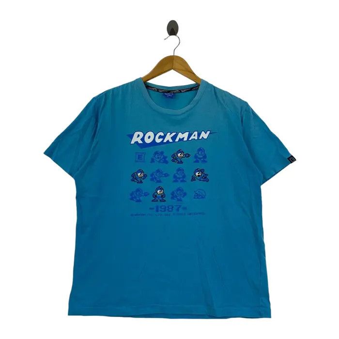 Vintage MEGA MAN ROCKMAN 30th Anniversary Capcom Tee Shirt Size US L / EU 52-54 / 3 - 1 Thumbnail