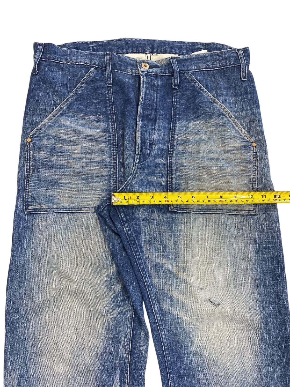 Big John Big John Brand Faded Blue Wash Style Loose Jeans Size US 34 / EU 50 - 10 Thumbnail