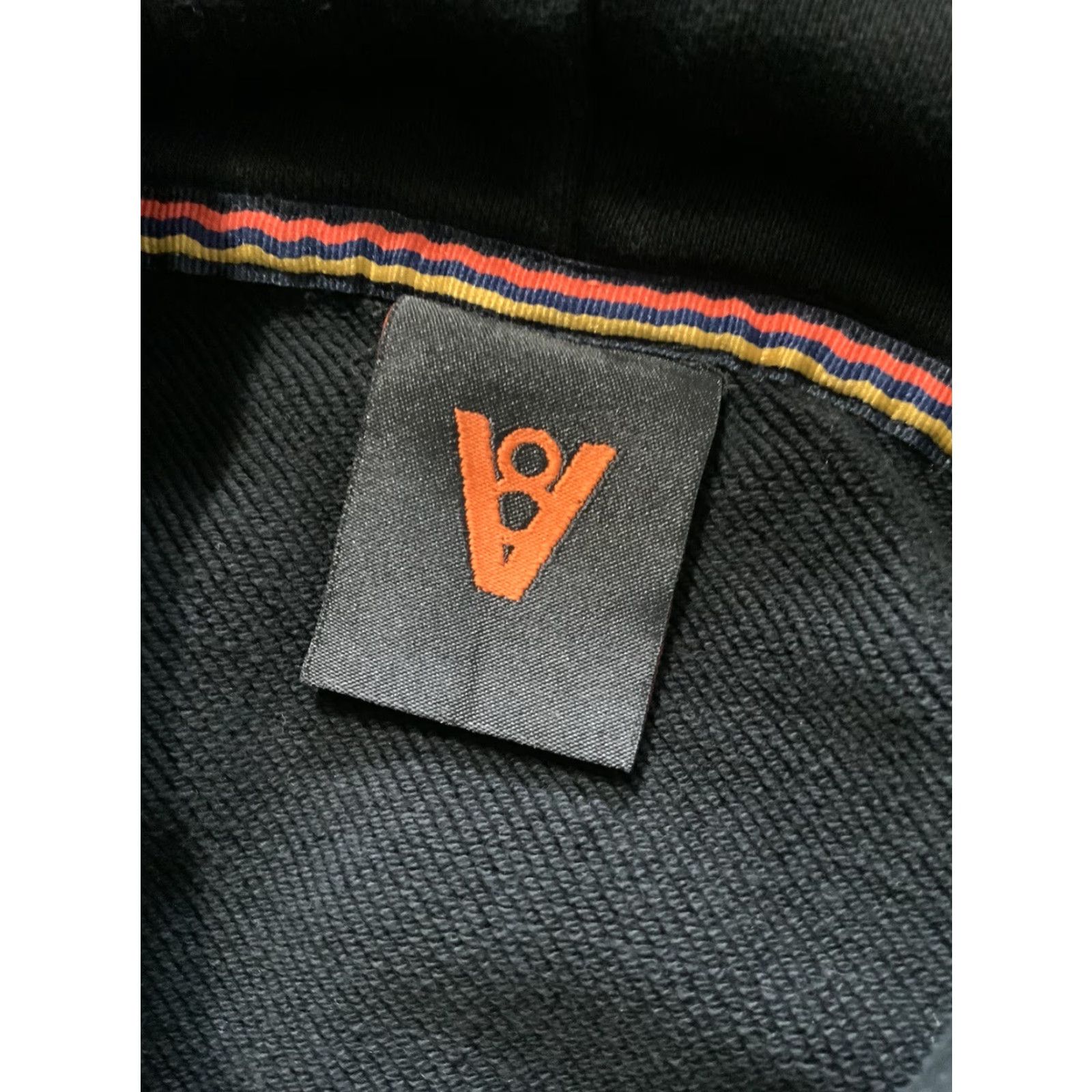 Vintage VIBRATE V8 Blue Flames Heavyweight French Terry Black Pullover Hoodie XL Mens Size US XL / EU 56 / 4 - 7 Thumbnail