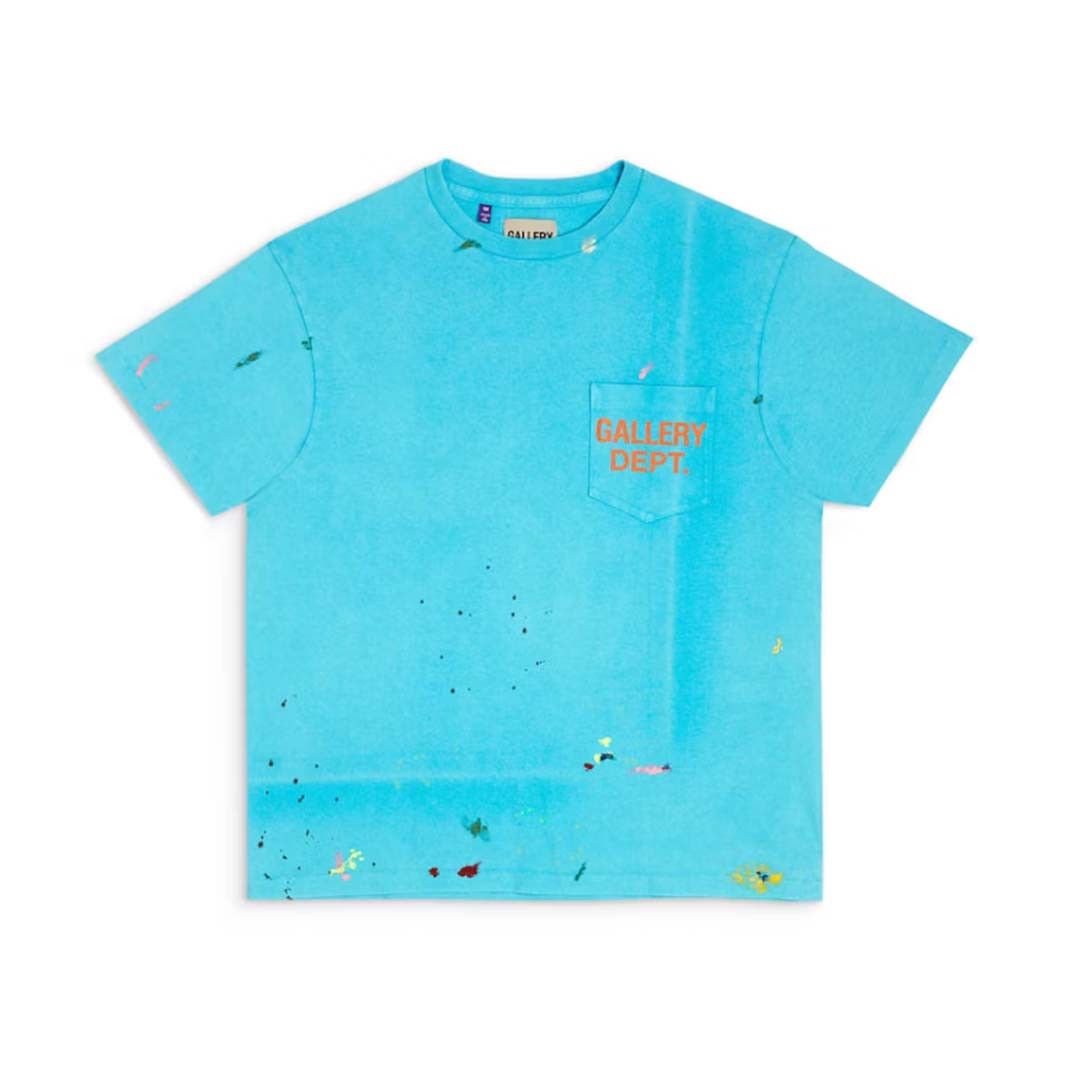 Gallery Dept. Vintage Logo Painted Tee Turquoise Size US L / EU 52-54 / 3 - 1 Thumbnail