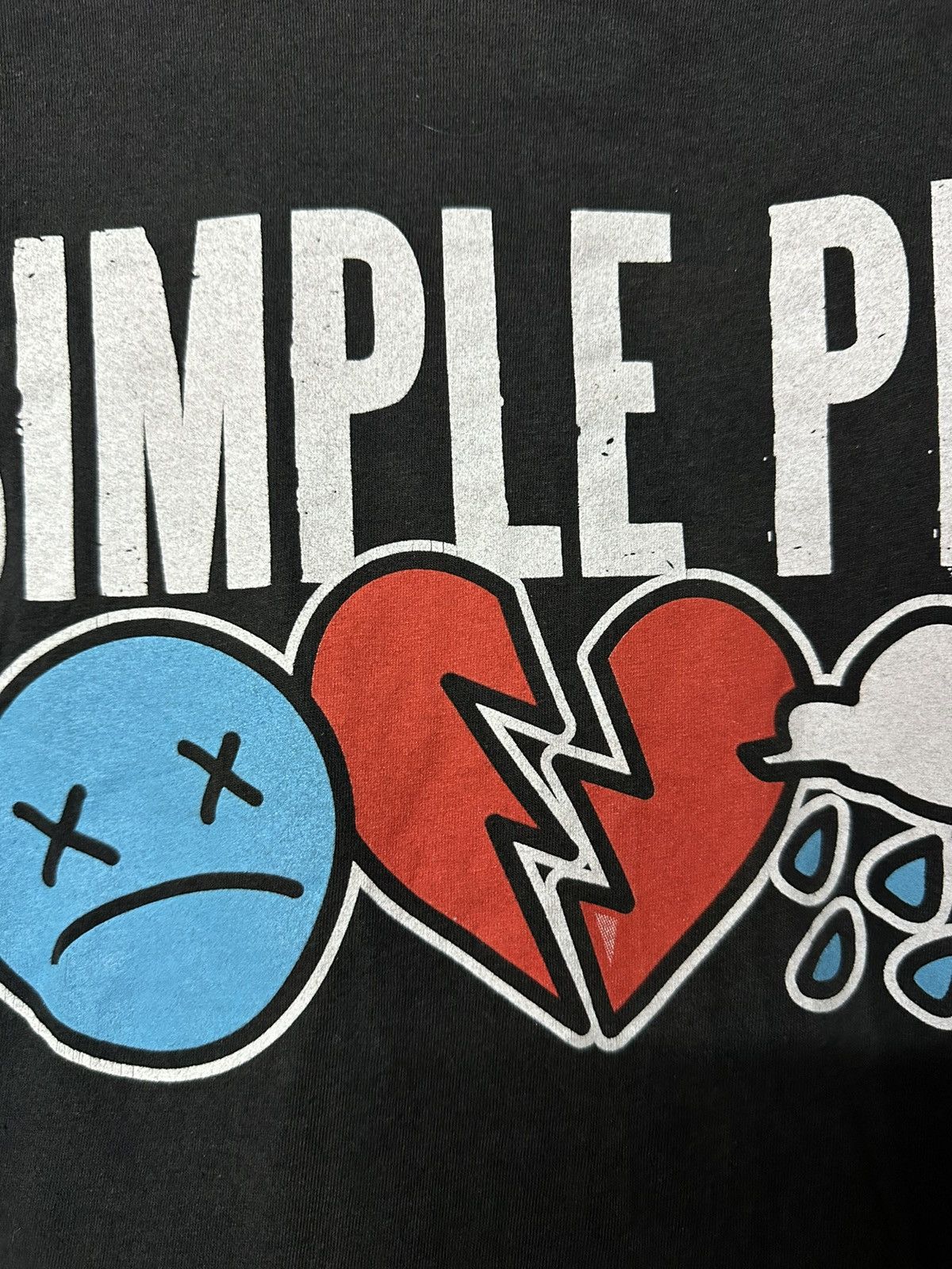Band Tees Vintage Simple Plan Tour Sun Faded Tee Size US M / EU 48-50 / 2 - 5 Thumbnail