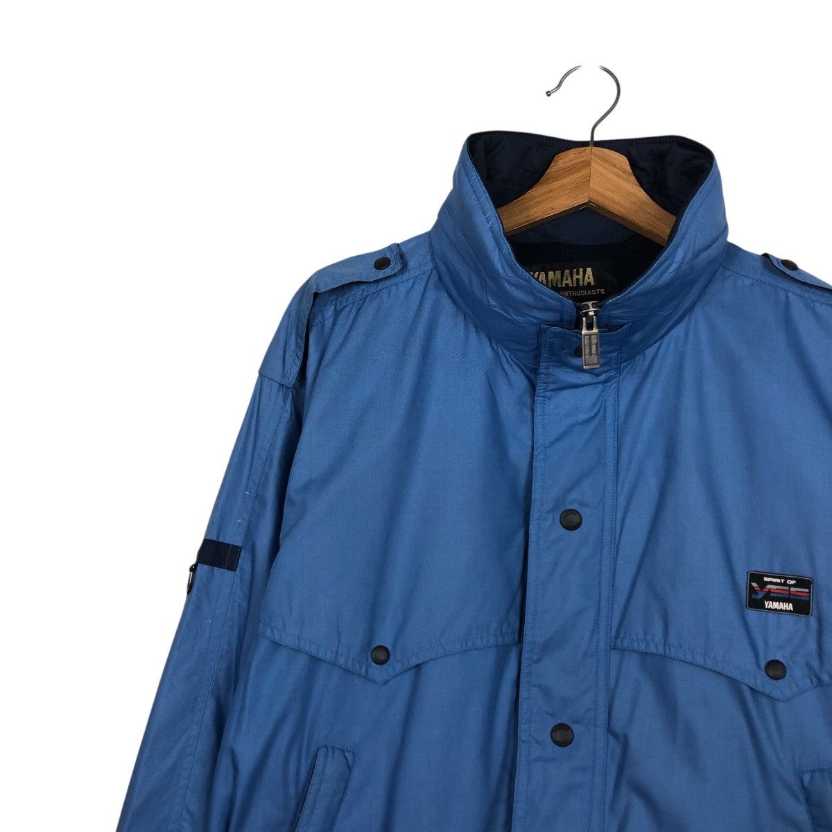 Japanese Brand 📌Vintage Bomber Racing Jacket Yamaha Blanket Issey Miyake Size US L / EU 52-54 / 3 - 8 Thumbnail