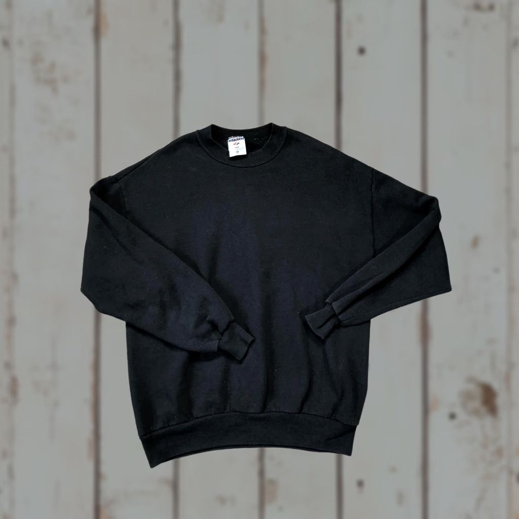 Jerzees VINTAGE Jerzees Sweatshirt Mens XL Black Crewneck Blank Made USA 90s Size US XL / EU 56 / 4 - 1 Thumbnail