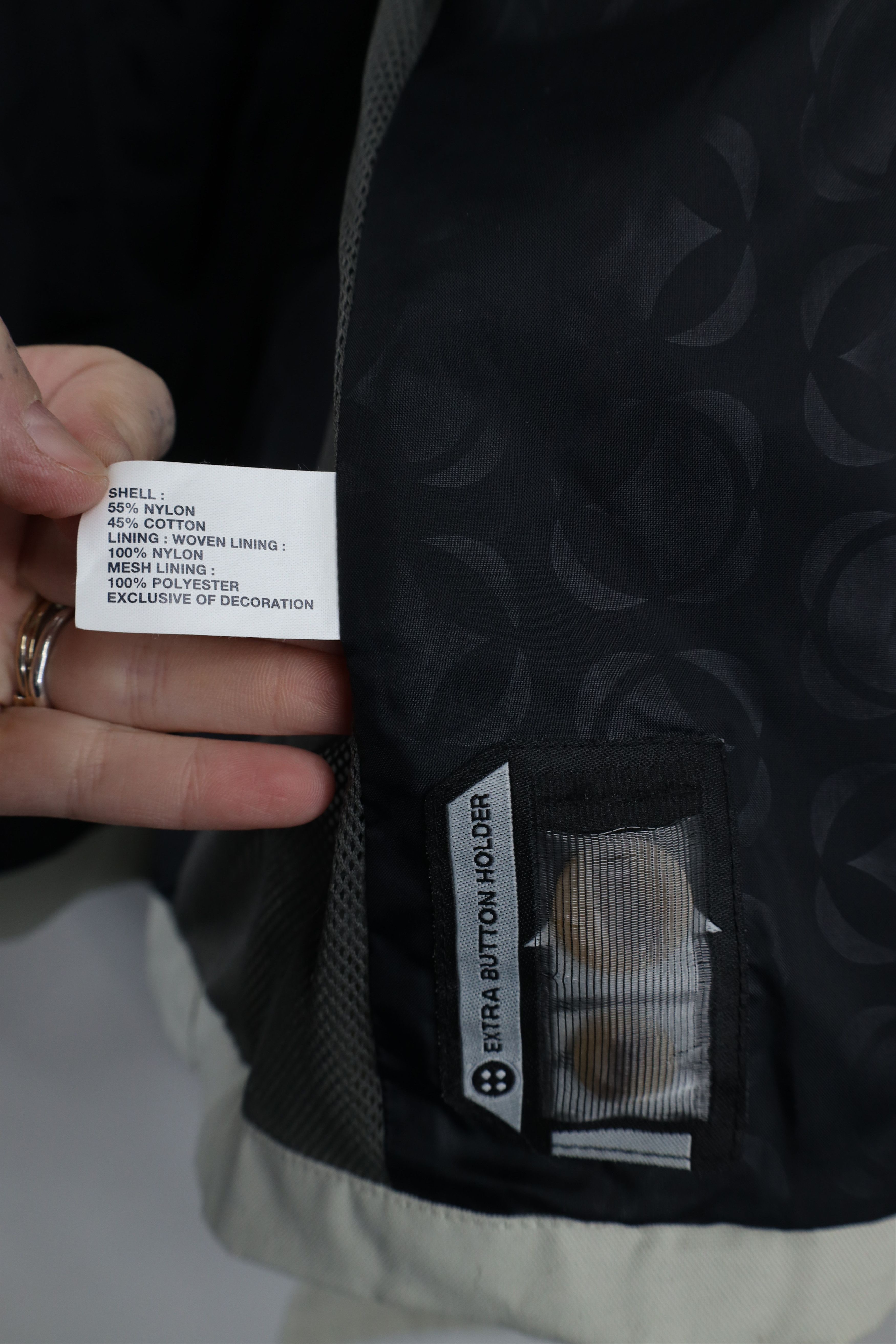 Gap × Vintage Vintage Y2K 2004 Gap Canvas Laminate Cafe Racer Jacket Beige Size US M / EU 48-50 / 2 - 12 Thumbnail