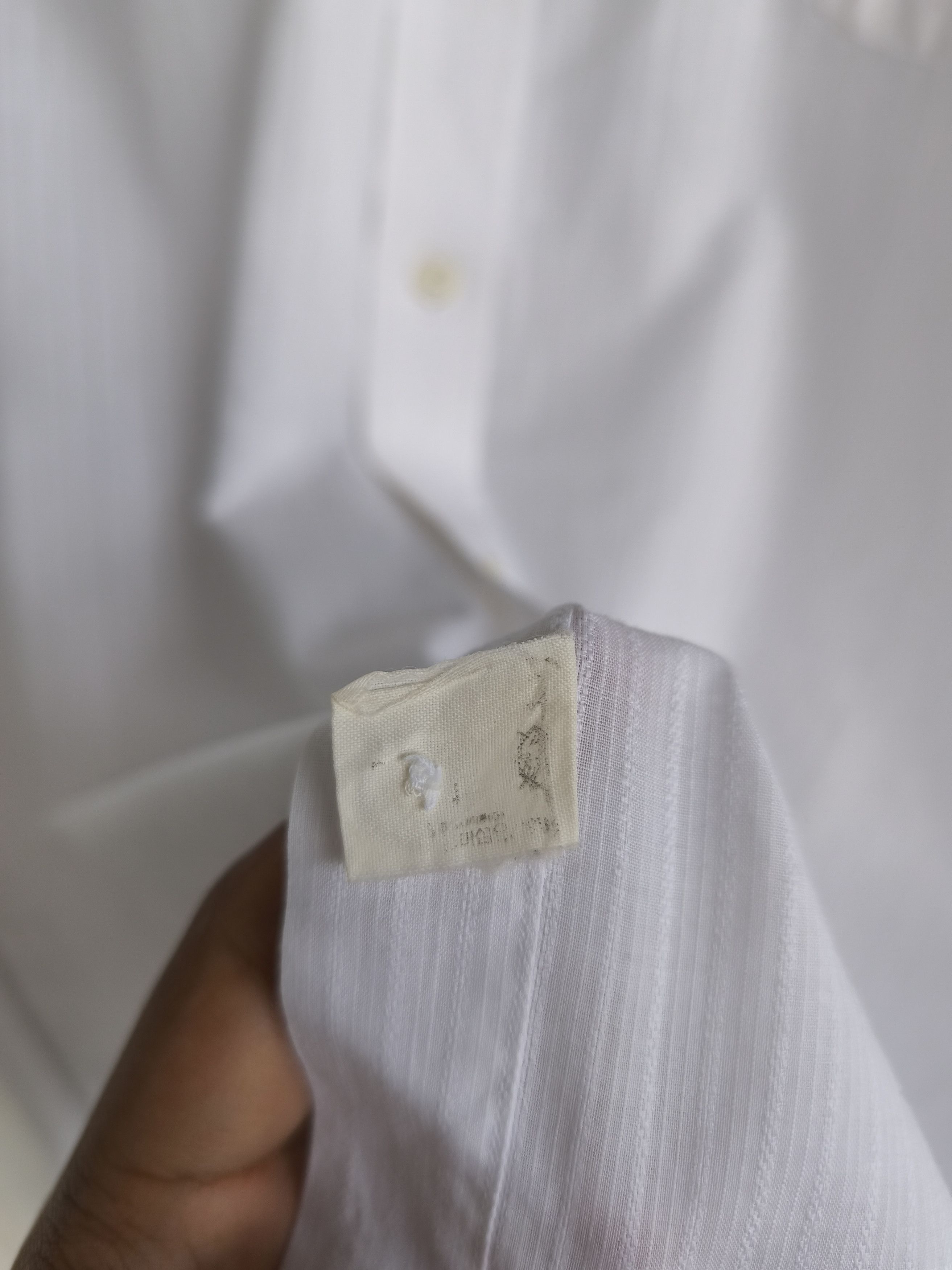 Balenciaga × Designer Vintage Balenciaga white long Sleeve shirt Size US L / EU 52-54 / 3 - 4 Thumbnail