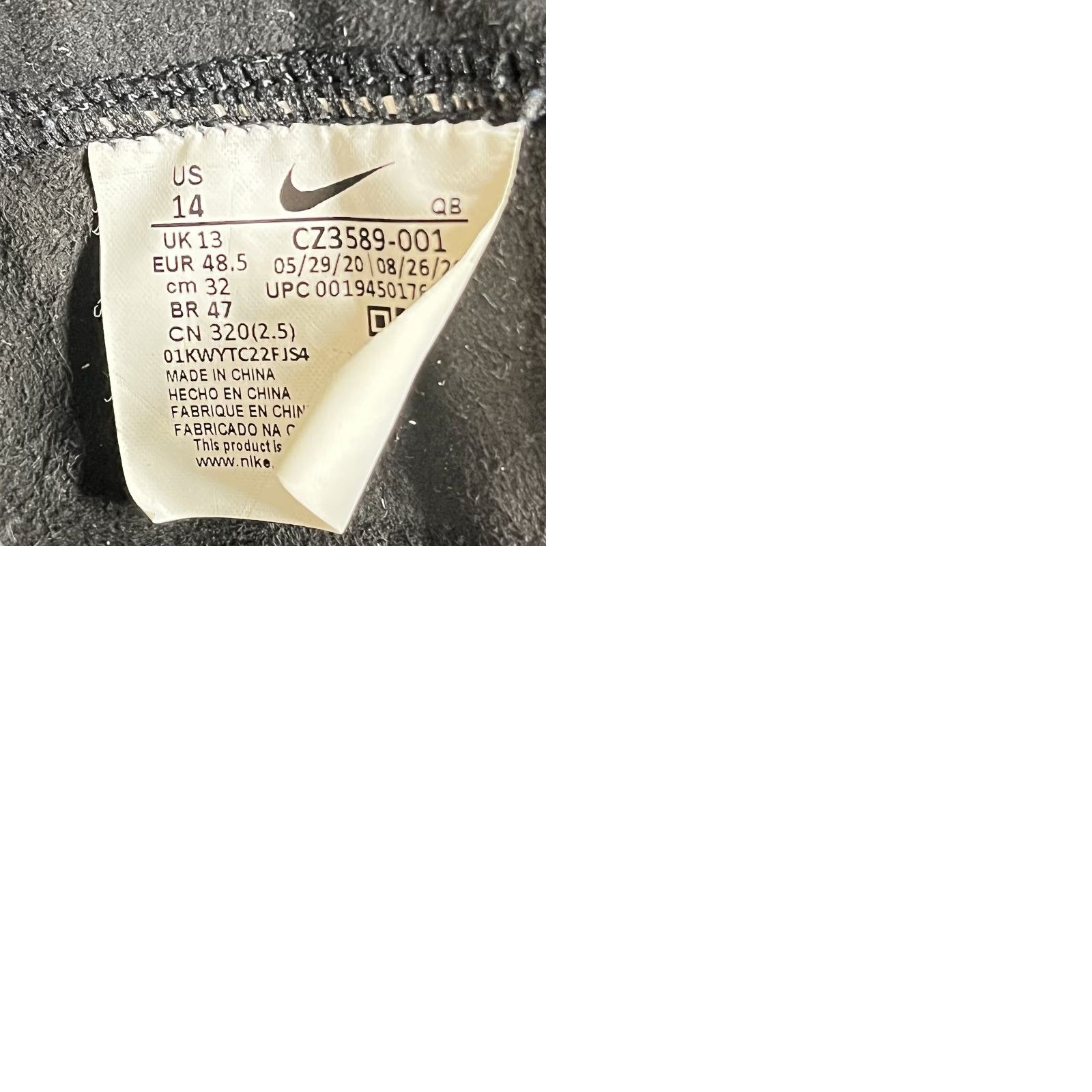 Nike Nike Blazer Mid x READYMADE Sneakers CZ3589-001 Size 14 Black Orange Grey Camo Nike Mens Shoes Sneaker Run Jogging Casual Workwear Athletic 2021 Size 36R - 9 Thumbnail