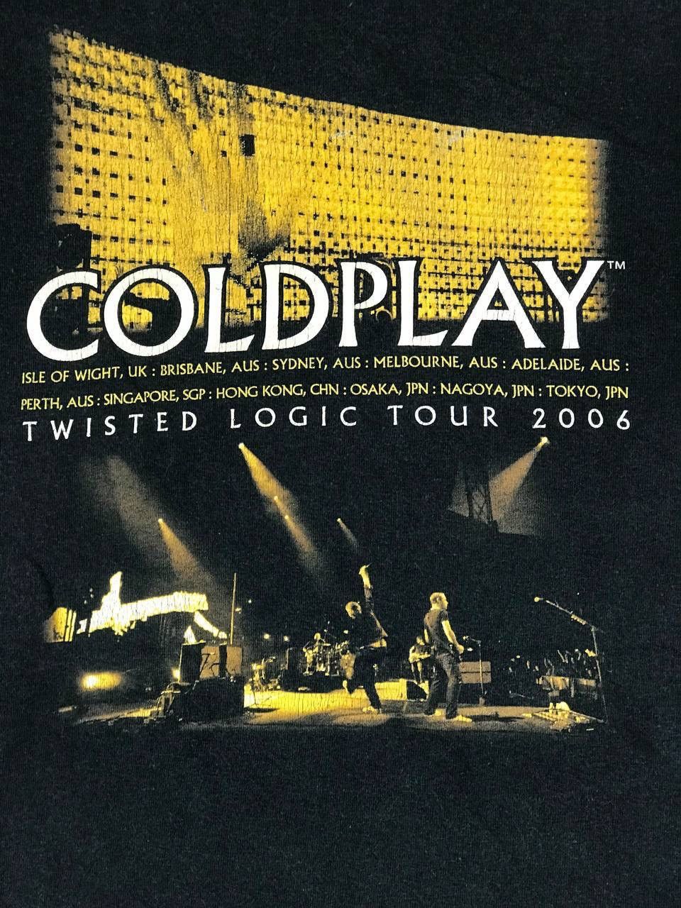 Band Tees × Vintage vintage 2006 coldplay tour twisted logic Size US M / EU 48-50 / 2 - 3 Thumbnail