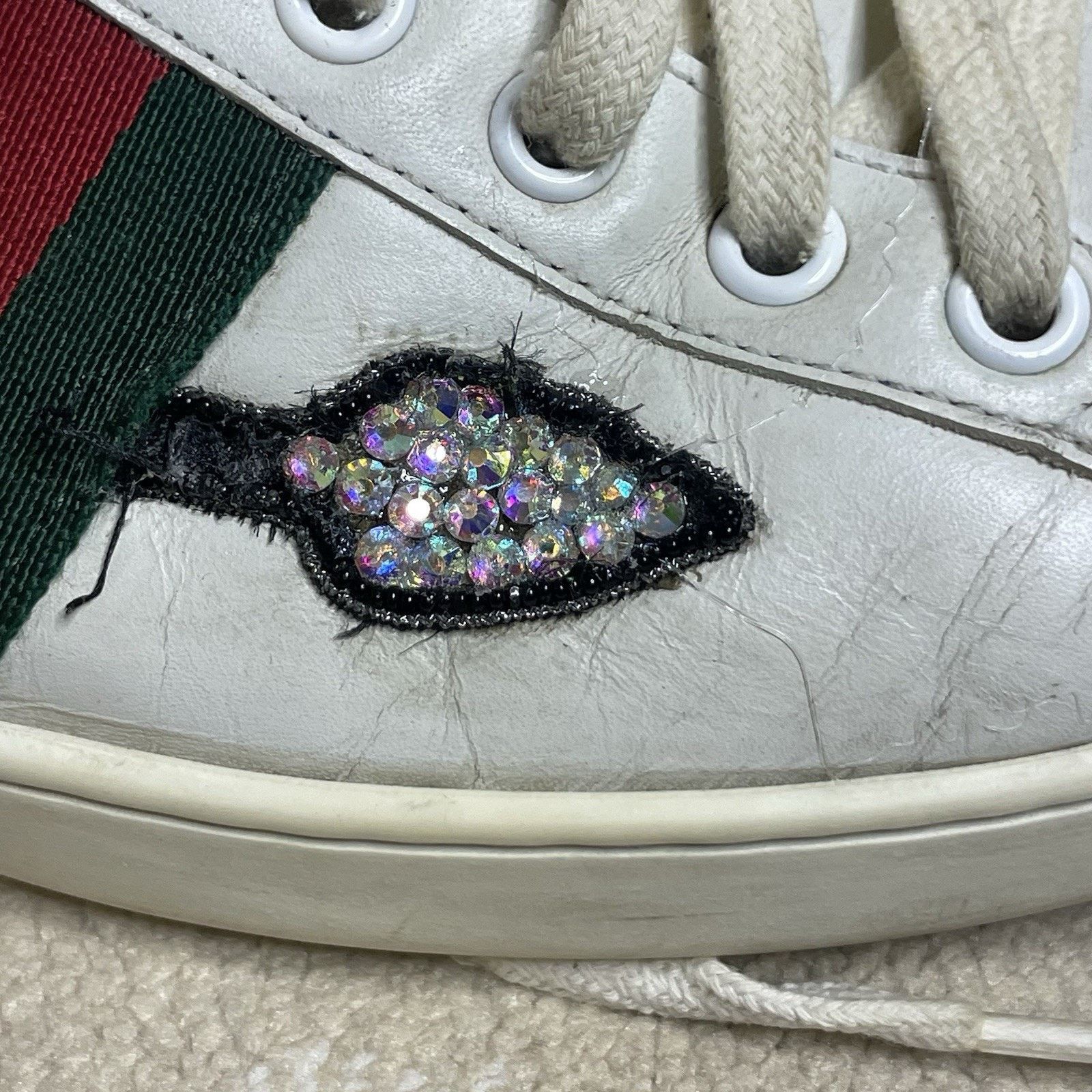 Gucci Gucci Ace Sneakers Low-Top Trainers shoes leather Arrow Size US 10 / IT 40 - 8 Thumbnail