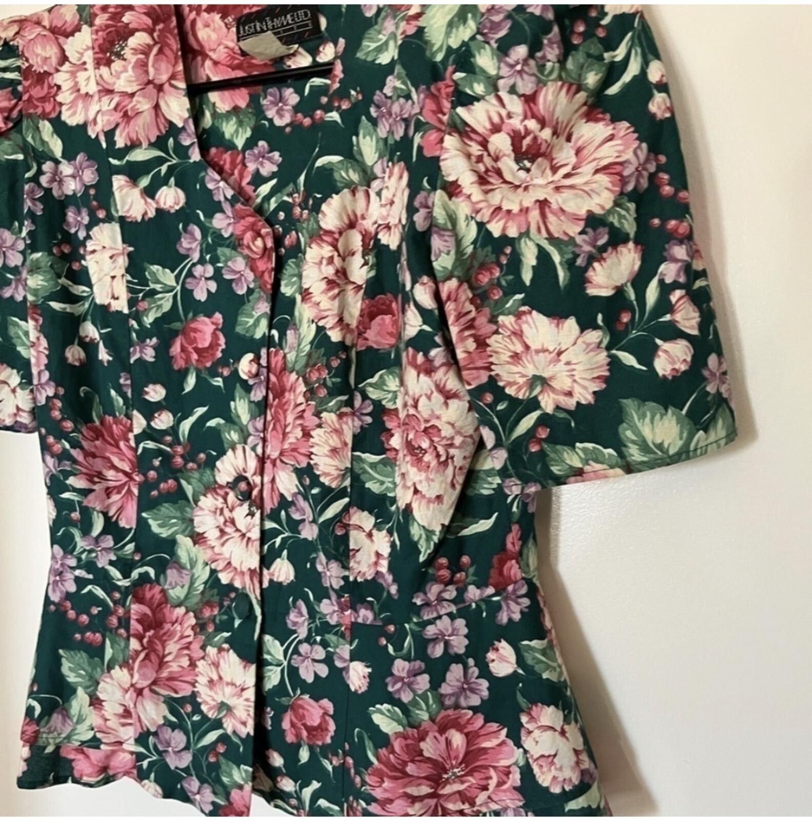 Other Vintage Just in Thyme LTD floral blouse Size XL / US 12-14 / IT 48-50 - 4 Thumbnail