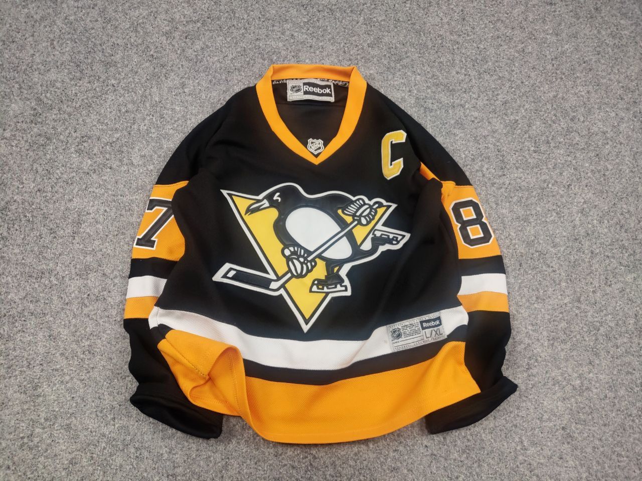 Reebok Vintage Reebok NHL CCM Penguins Crosby Stitched Hocke Jersey Size US S / EU 44-46 / 1 - 2 Thumbnail