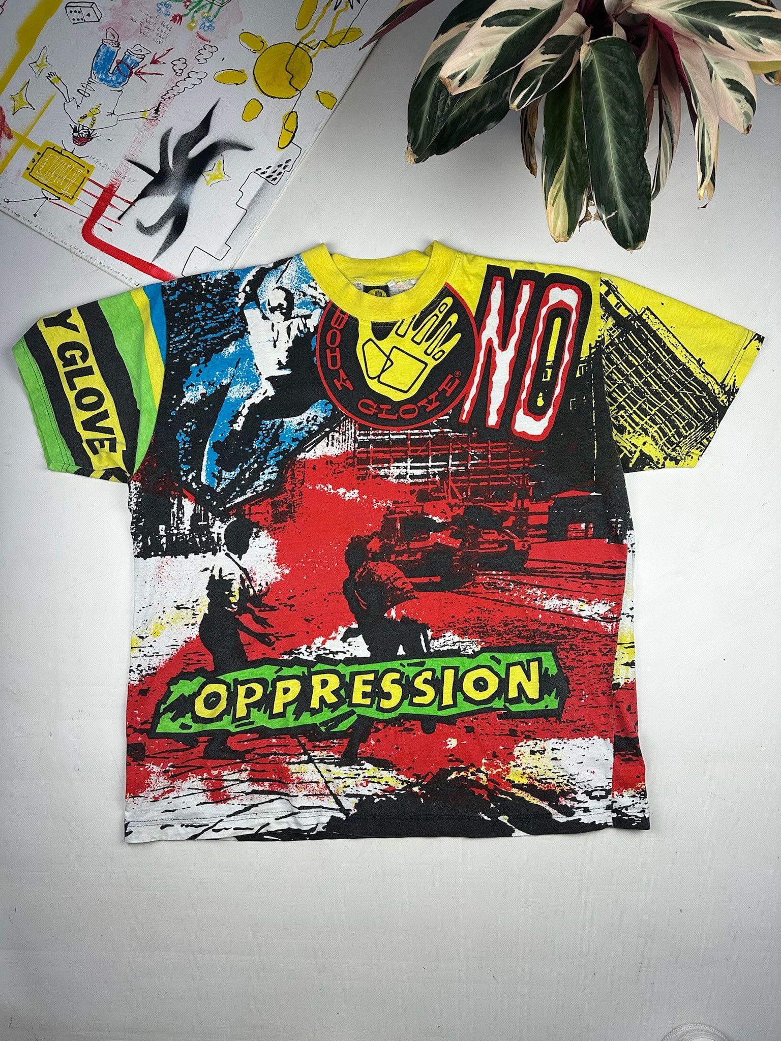 Body Glove Vintage 90s Body Glove Surfwear AOP t-shirt | Grailed