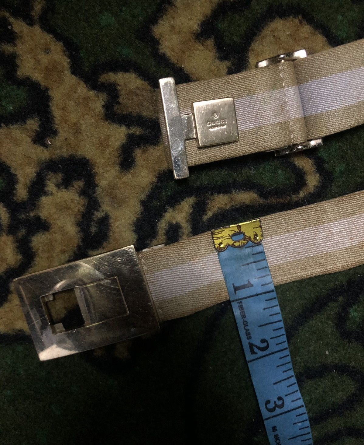 Gucci × Vintage Vintage Gucci Belt Elastic Stretchable Unisex Size ONE SIZE - 15 Thumbnail