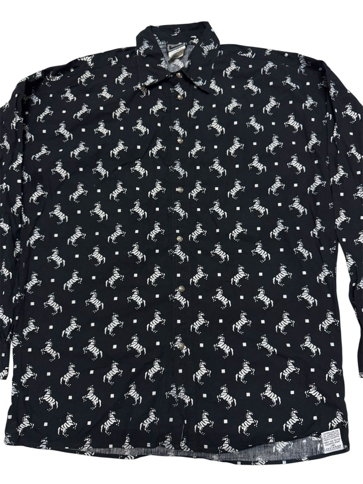 Versace vintage Versace Jeans Couture zebra monogram button-up shirt Size US M / EU 48-50 / 2 - 10 Thumbnail