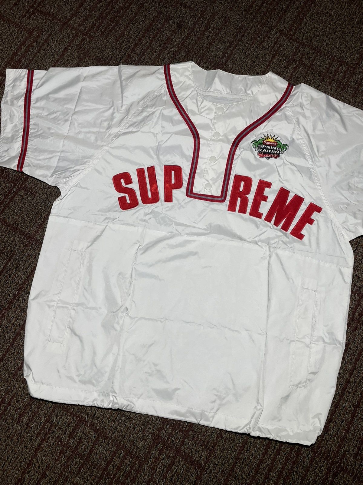 Supreme Supreme Snap-Off Sleeve L/S Baseball Top Size US M / EU 48-50 / 2 - 1 Thumbnail