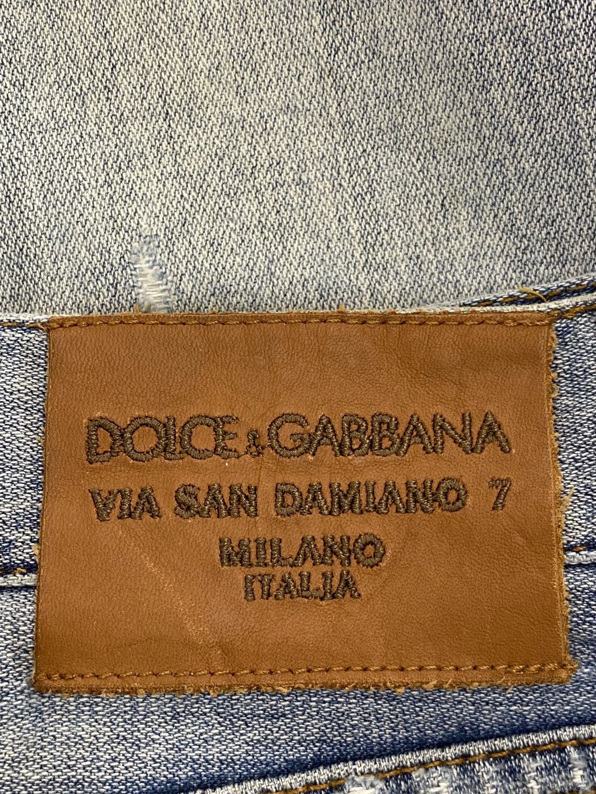 Dolce & Gabbana Dolce & Gabbana Brand Faded Ripped Jeans Size US 36 / EU 52 - 17 Thumbnail