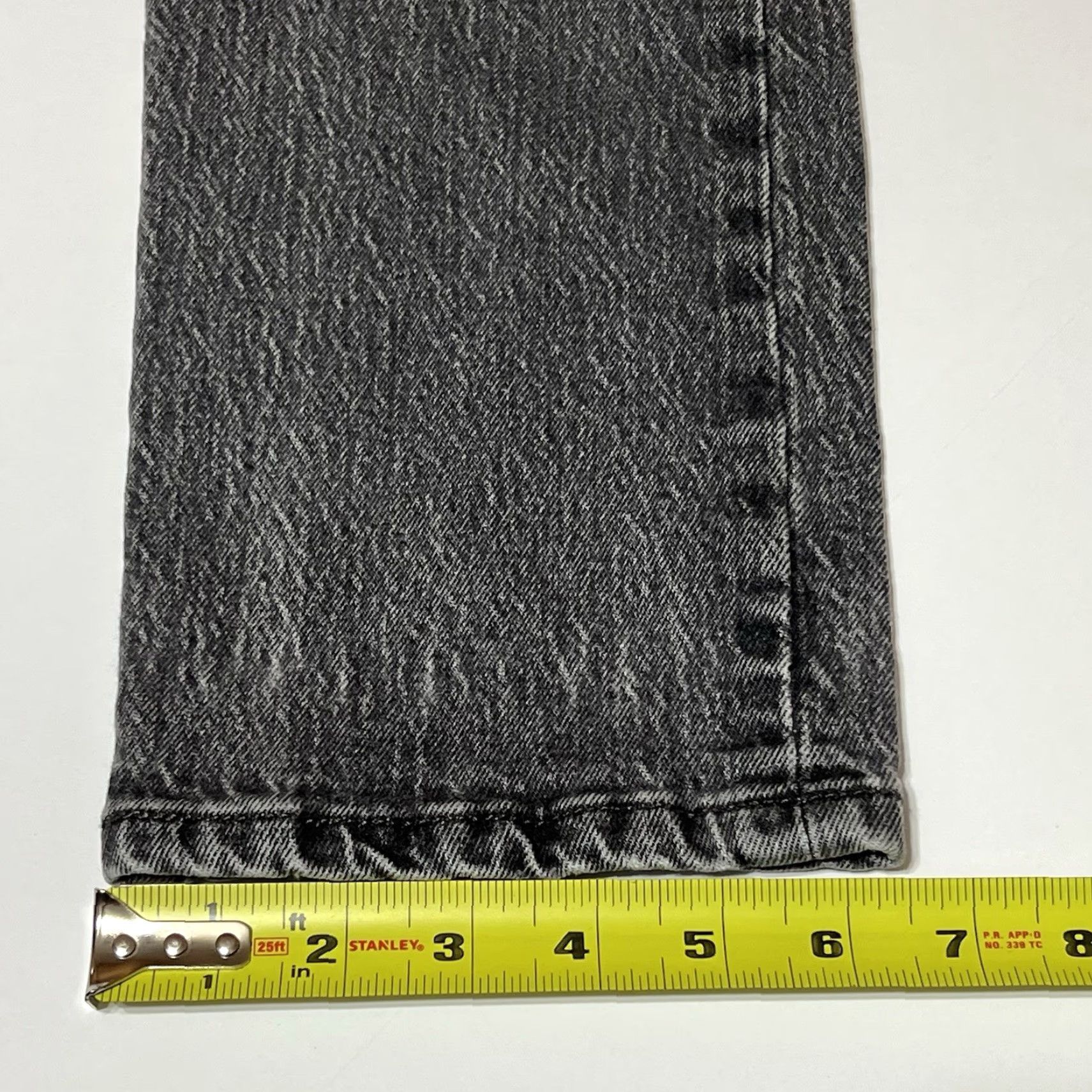 Levi's Levi's Premium 501 Jeans Womens Slim High Rise 27x27 Gray Denim Pocket Logo 5-Pocket Jeans Retro Vintage Style Mens? Size 27" / US 4 / IT 40 - 7 Thumbnail