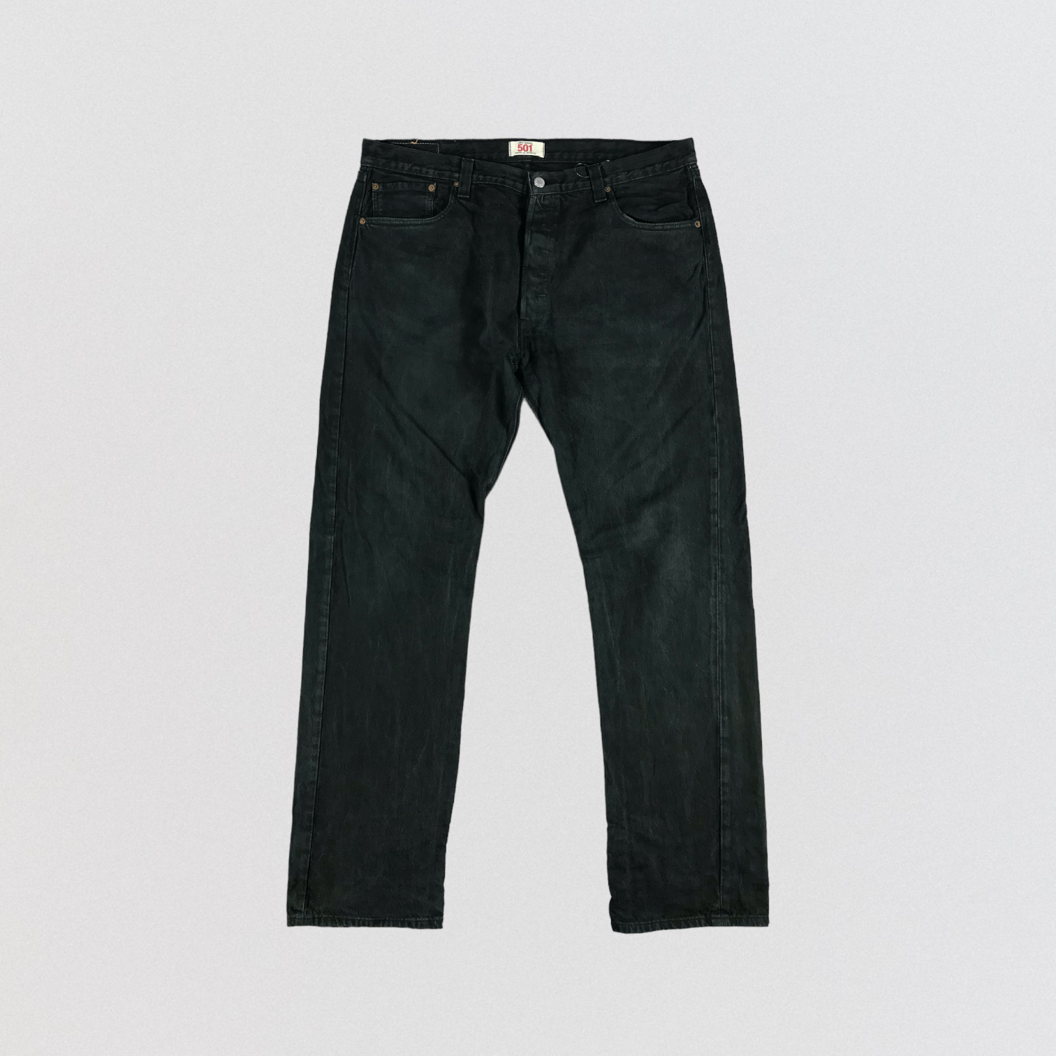 Vintage Levis 501 Faded Black Jeans-JM2096
