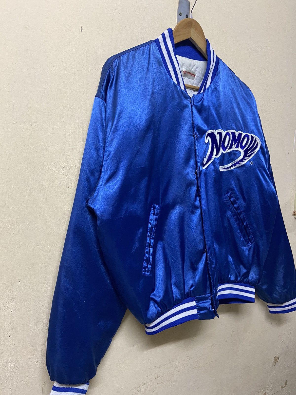 Vintage Toyota Hideo Nomo L.A Dodgers Varsity Jacket Size US L / EU 52-54 / 3 - 2 Thumbnail