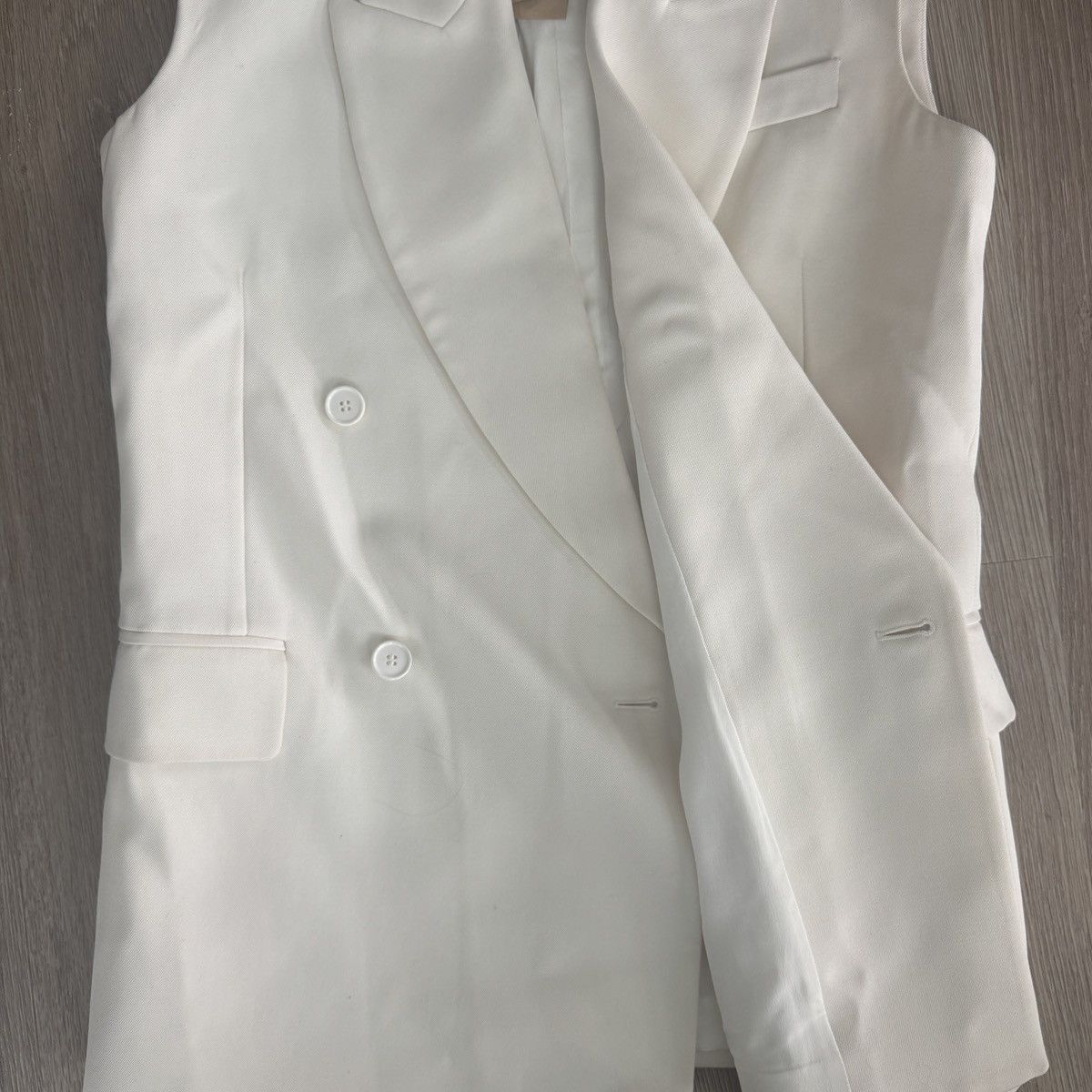 Michael Kors Michael Kors Oversized Double-Breasted Vest Size S / US 4 / IT 40 - 7 Thumbnail