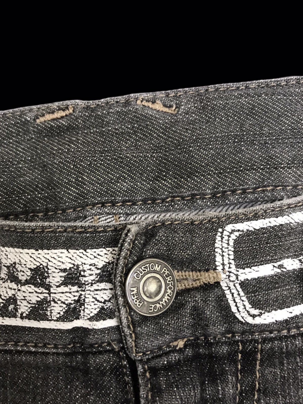 PPFM 💥ARCHIVAL💥VERY RARE PPFM STAR DESIGN SICK FADES DENIM F347 Size US 32 / EU 48 - 9 Thumbnail