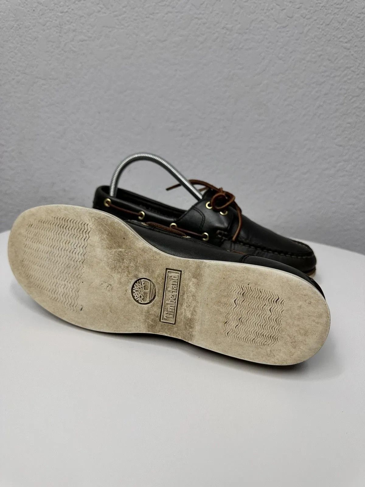 14th Addiction Timberland Leather Brown Guidi AS 98 Style Vintage Loafers Size US 8 / EU 41 - 12 Thumbnail