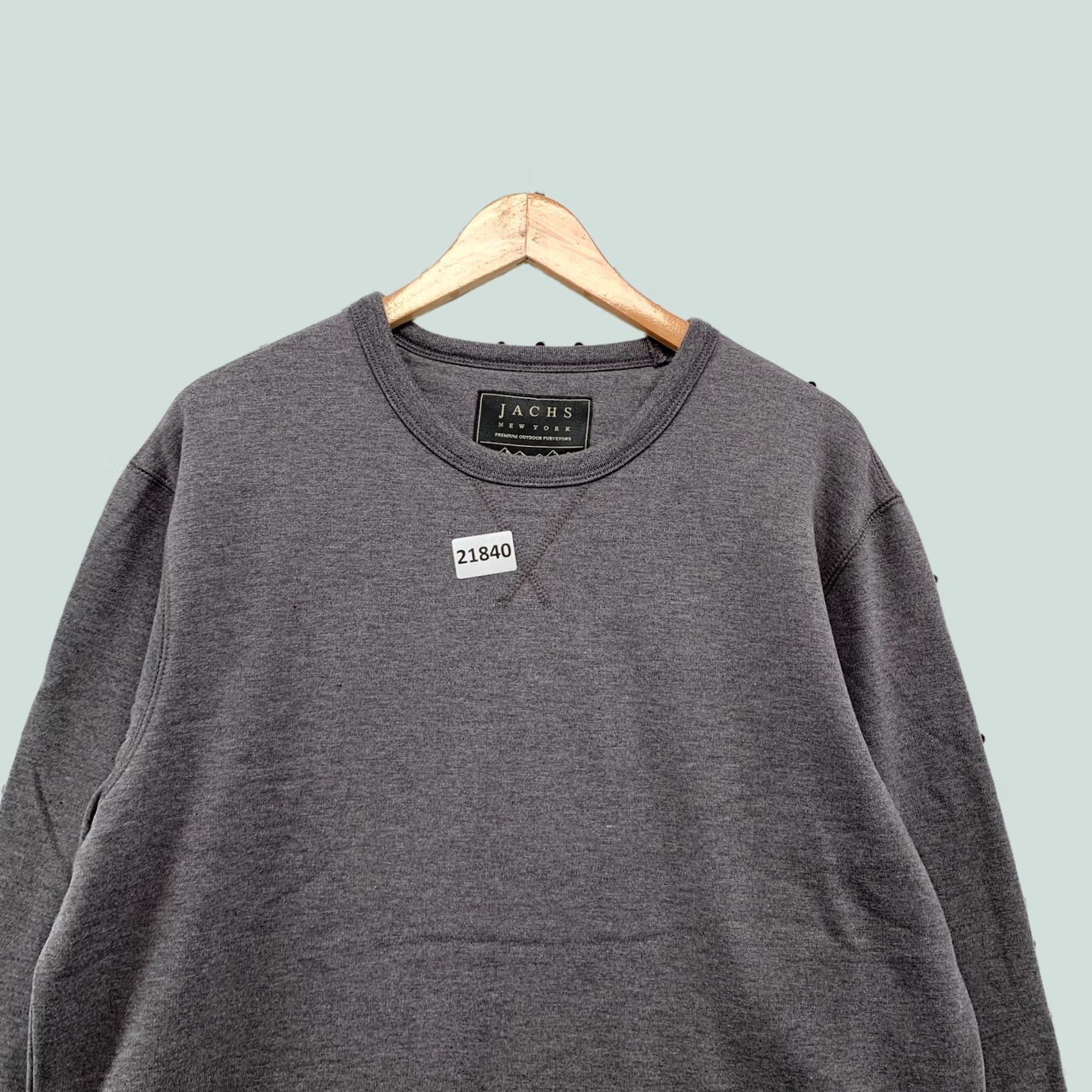 Vintage Jachs New York Crewneck Sweatshirt Gray Adult Mens Large Pullover Size US L / EU 52-54 / 3 - 1 Thumbnail