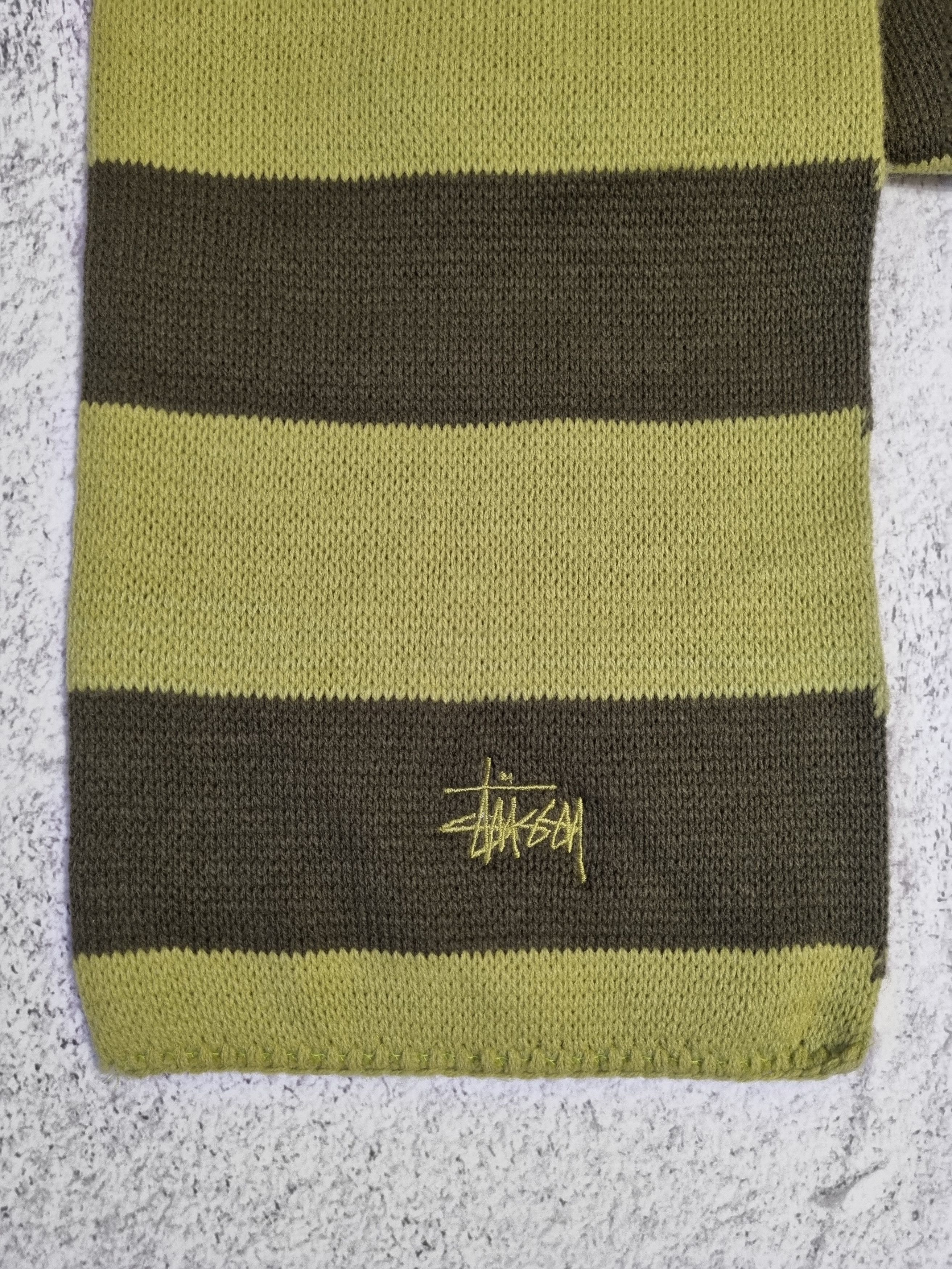 Stussy Stussy Vintage Striped Scarf Made in USA Size ONE SIZE - 5 Thumbnail