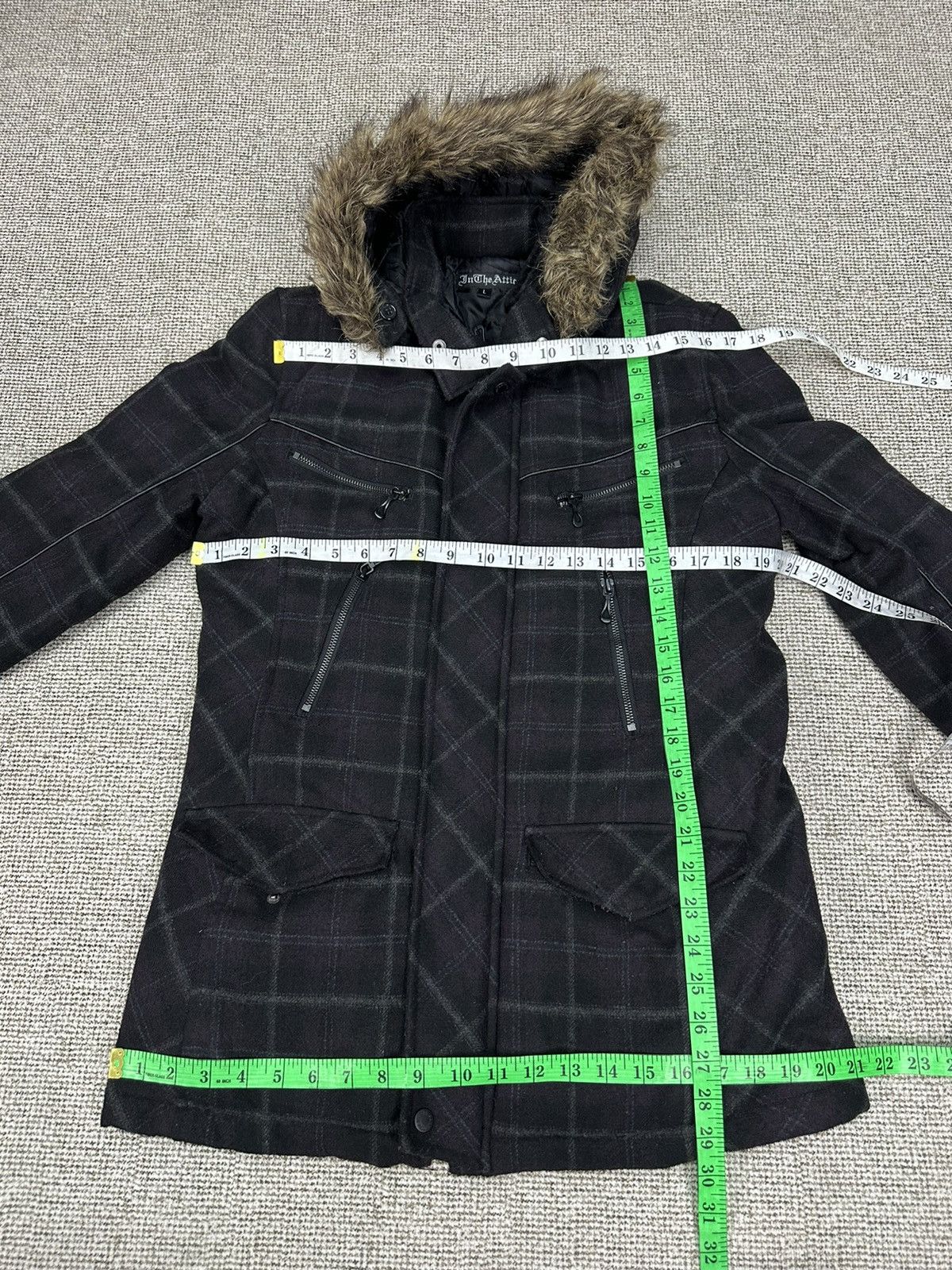 In The Attic In The Attic Fur Wool Jacket Vkei Lgb Style Z252 Size US L / EU 52-54 / 3 - 6 Thumbnail