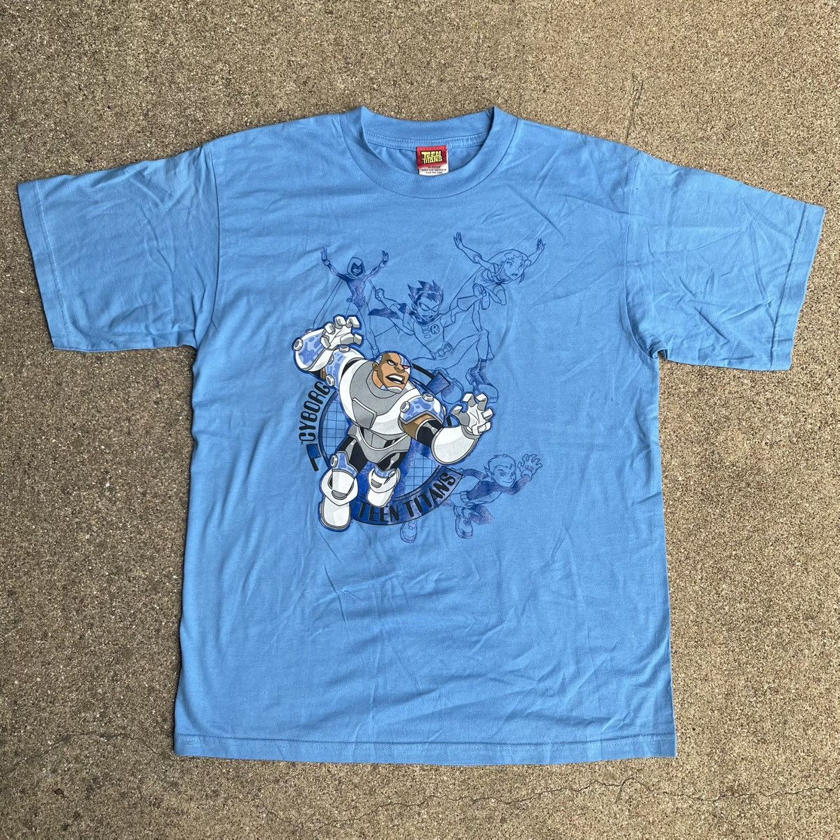Cartoon Network Teen Titans Cyborg Shirt 2004 Size US S / EU 44-46 / 1 - 1 Thumbnail