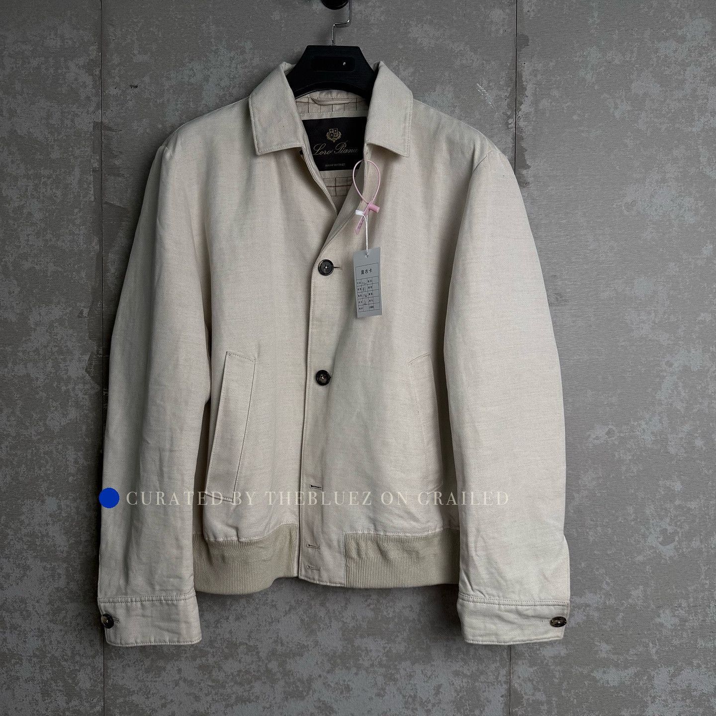 Loro Piana Beige Lightweight Casual Jacket - XL Size US XL / EU 56 / 4 - 1 Thumbnail