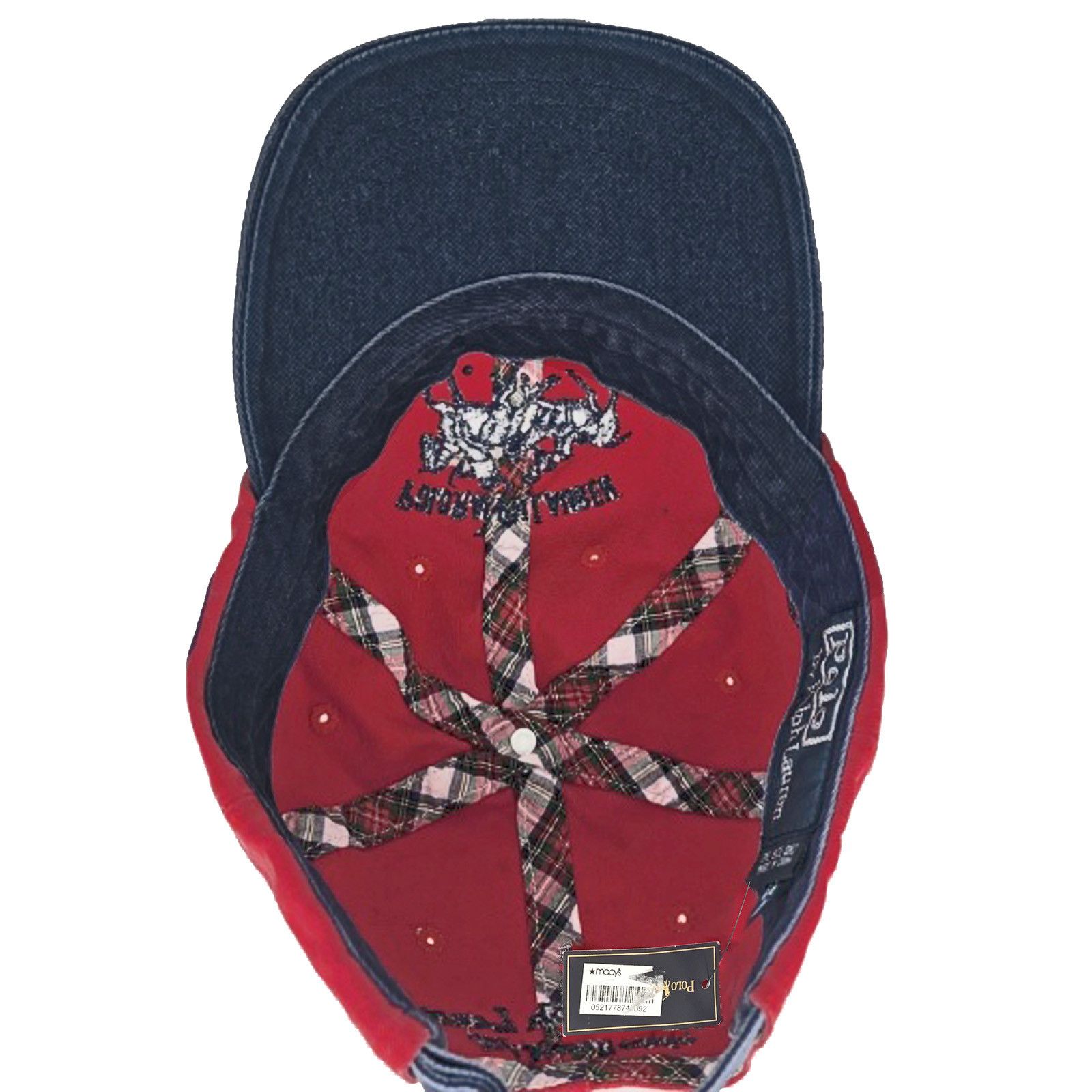 Polo Ralph Lauren NEW VINTAGE Polo Ralph Lauren Baseball Hat! Red Big Pony Size ONE SIZE - 4 Thumbnail