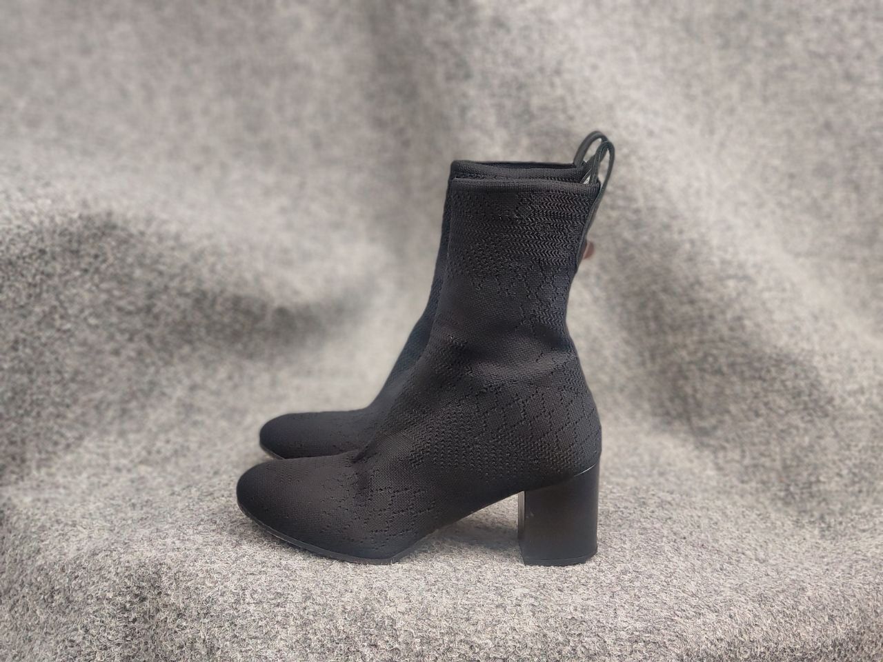 Zadig & Voltaire Zadig & Voltaire Design Studded Accents Sock Black Boots Size US 6 / IT 36 - 8 Thumbnail
