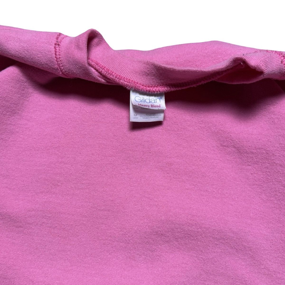 Gildan Vintage Y2K Gildan Pink Pullover Sweatshirt Women's M Size M / US 6-8 / IT 42-44 - 3 Thumbnail