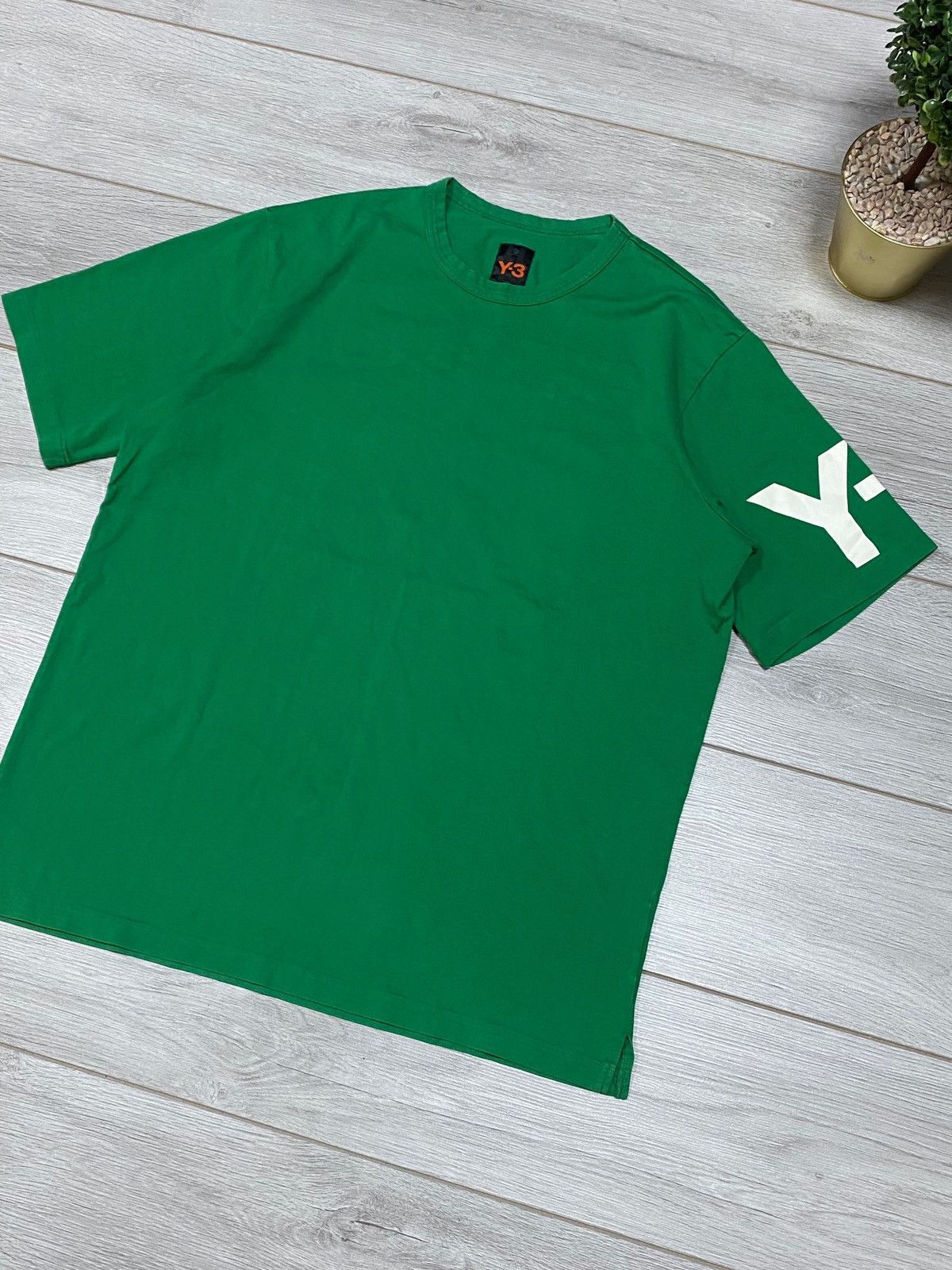 Yohji Yamamoto Y-3 Adidas big logo t-shirt Yohji Yamamoto vintage Size US XL / EU 56 / 4 - 3 Thumbnail