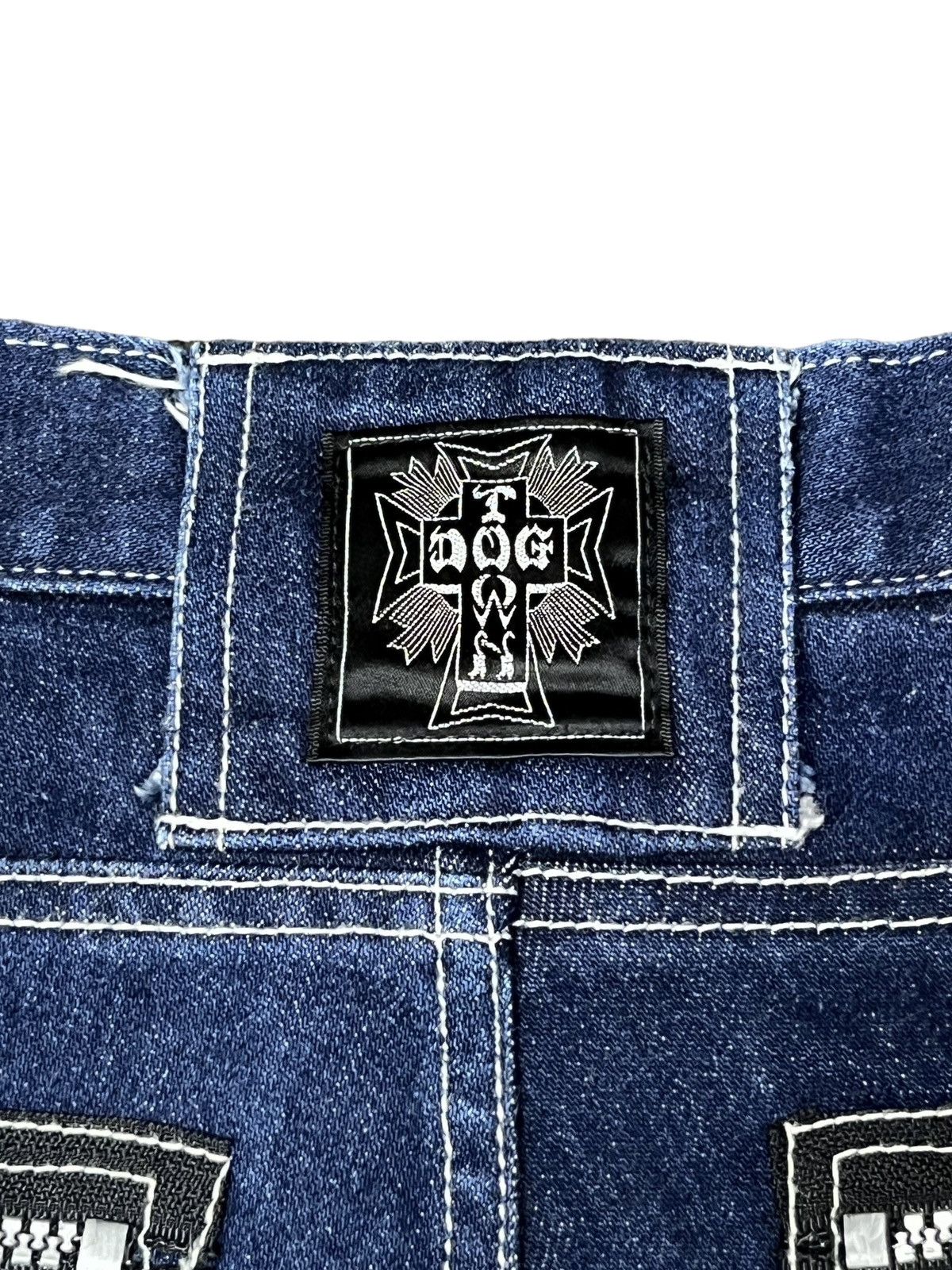 Dogtown RARE!! 90's Baggy DOGTOWN Hip Hop Skate Denim Pants Size US 31 - 11 Thumbnail