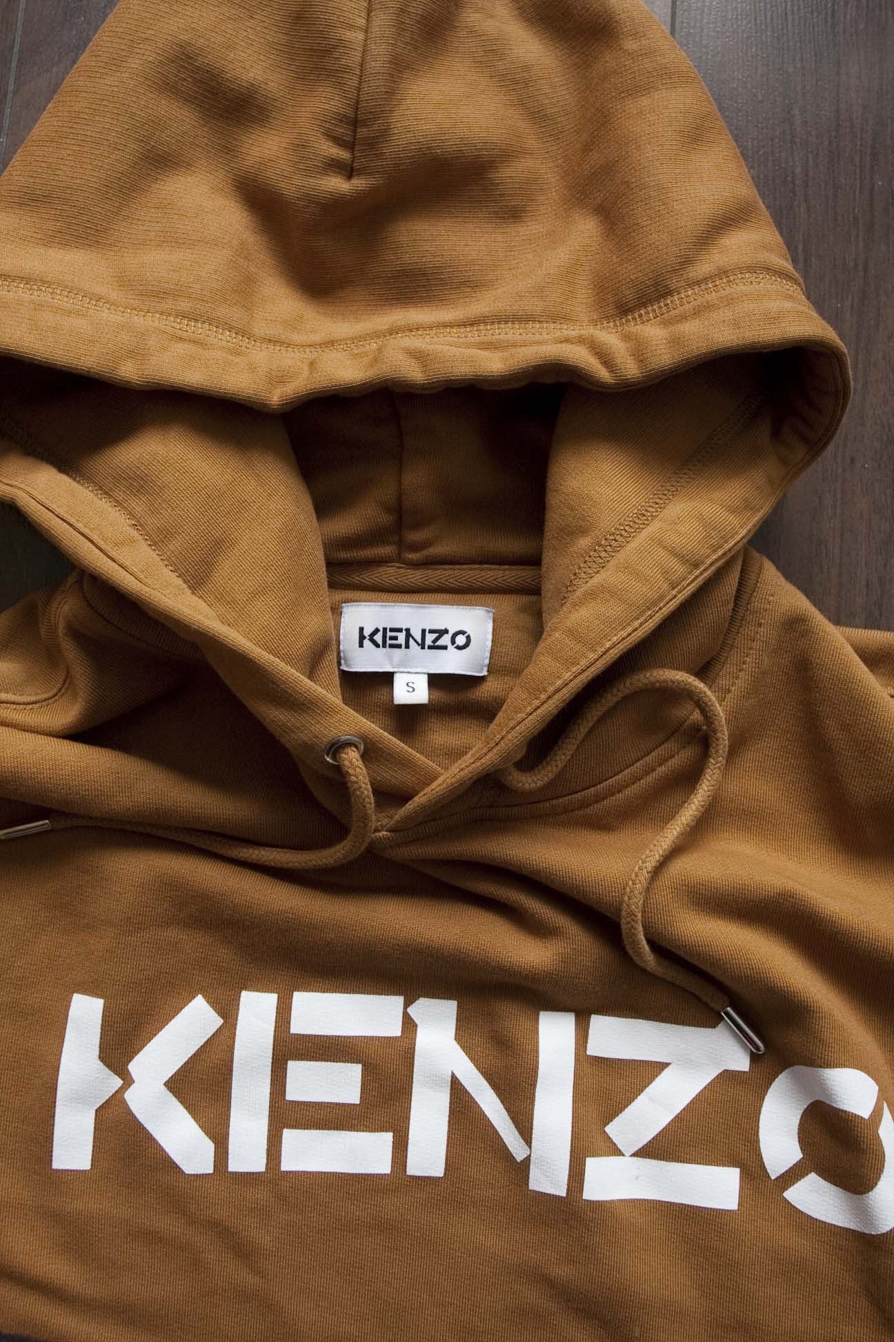 Kenzo Kenzo Hoodie Size S Brown Spell Out Size US S / EU 44-46 / 1 - 2 Thumbnail