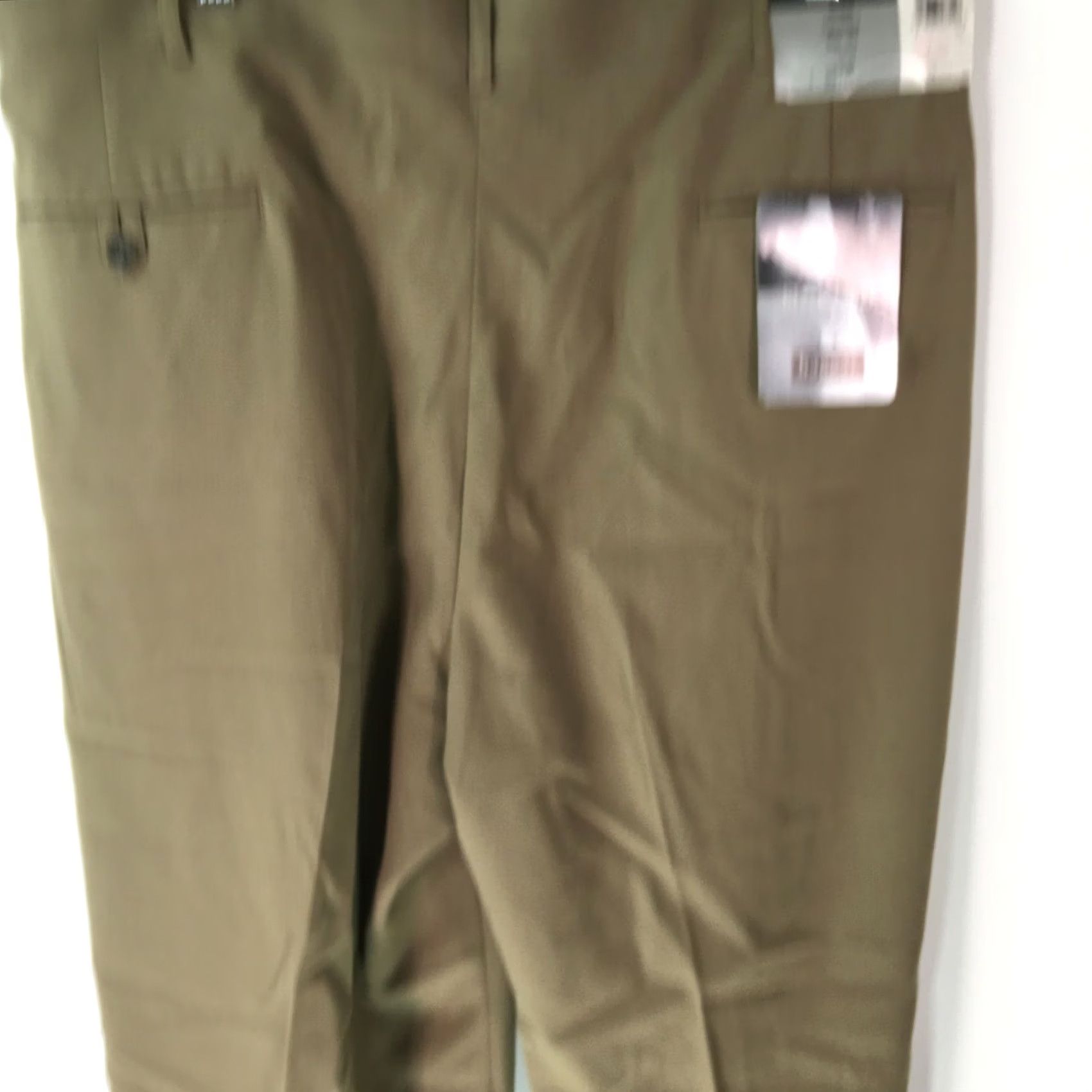 Haggar VINTAGE? No. Haggar Mens Casual Regular Flat Front Straight Tan Dress Pants 38 X 32 Size US 38 / EU 54 - 2 Thumbnail