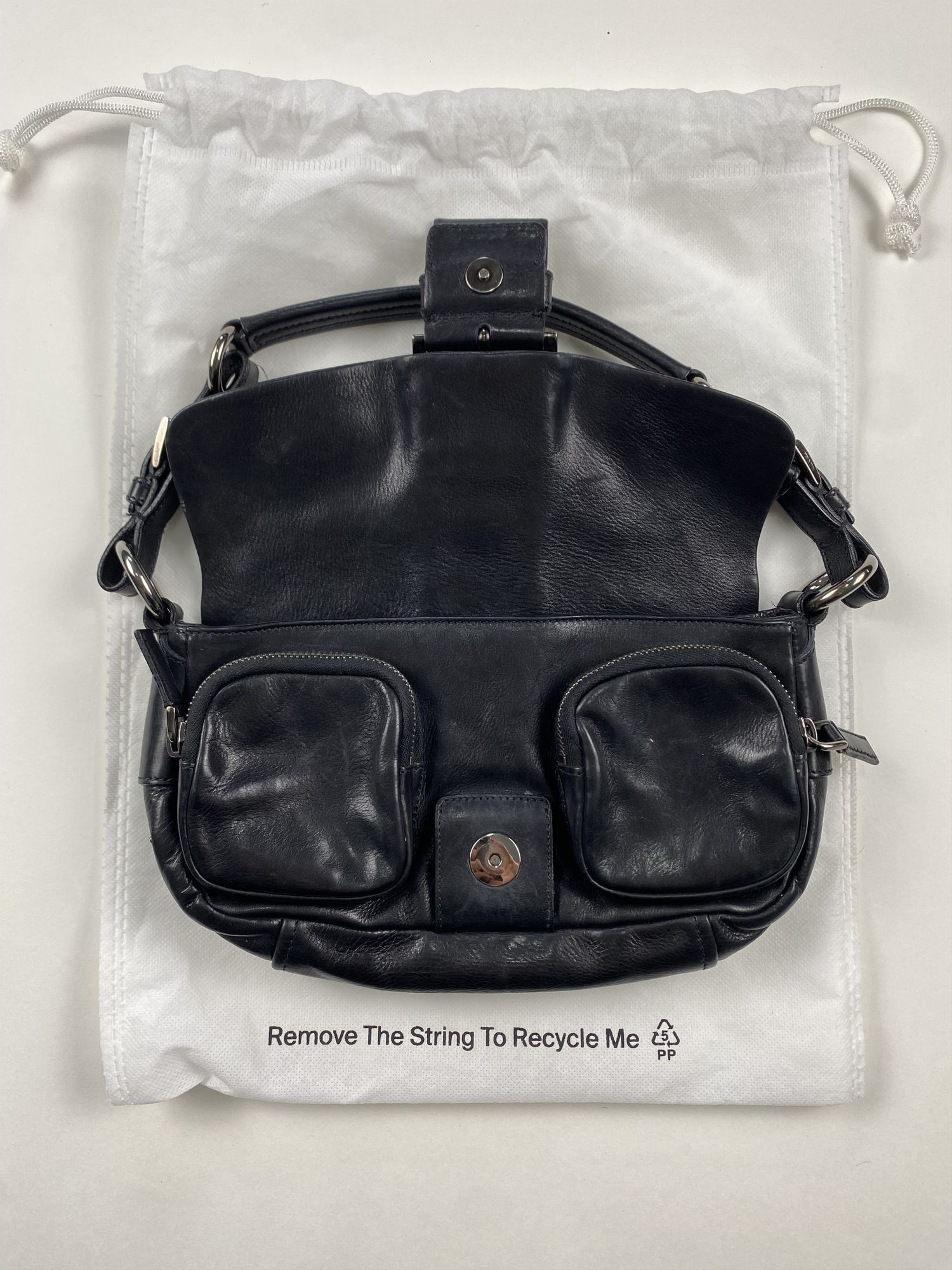 Prada Prada Pocket leather mini bag Size ONE SIZE - 7 Thumbnail