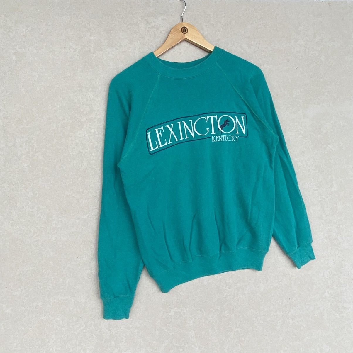 Other Vintage Hanes Big Embroidery Crewneck Sweatshirt Green SizeM Size US M / EU 48-50 / 2 - 3 Thumbnail