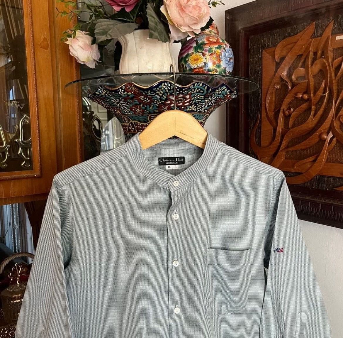 Christian Dior Monsieur Christian Dior Shanghai Collar Shirt Size US L / EU 52-54 / 3 - 3 Thumbnail