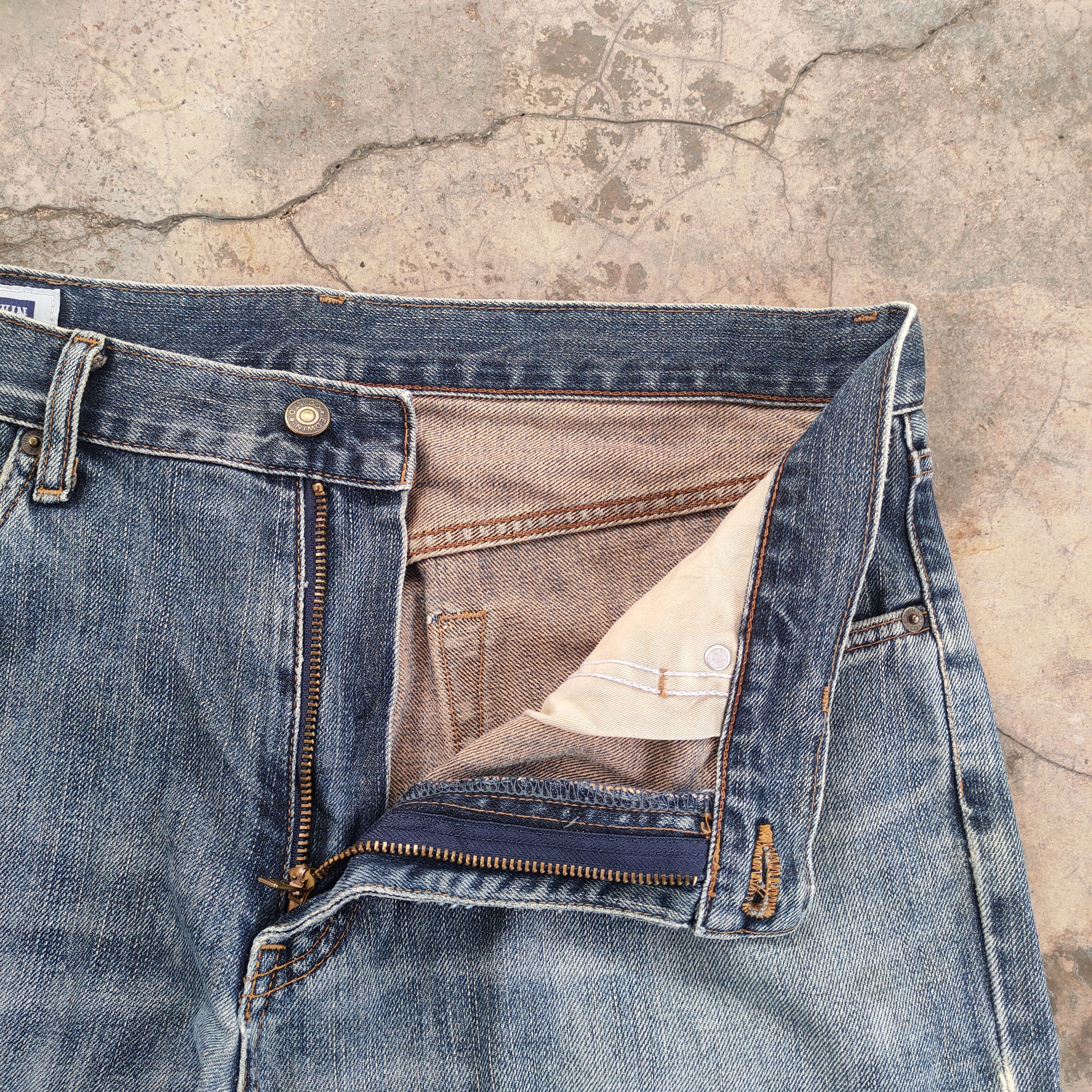Edwin VINTAGE EDWIN FADED DISTRESSED JEANS DENIM PANTS Size US 35 - 9 Thumbnail