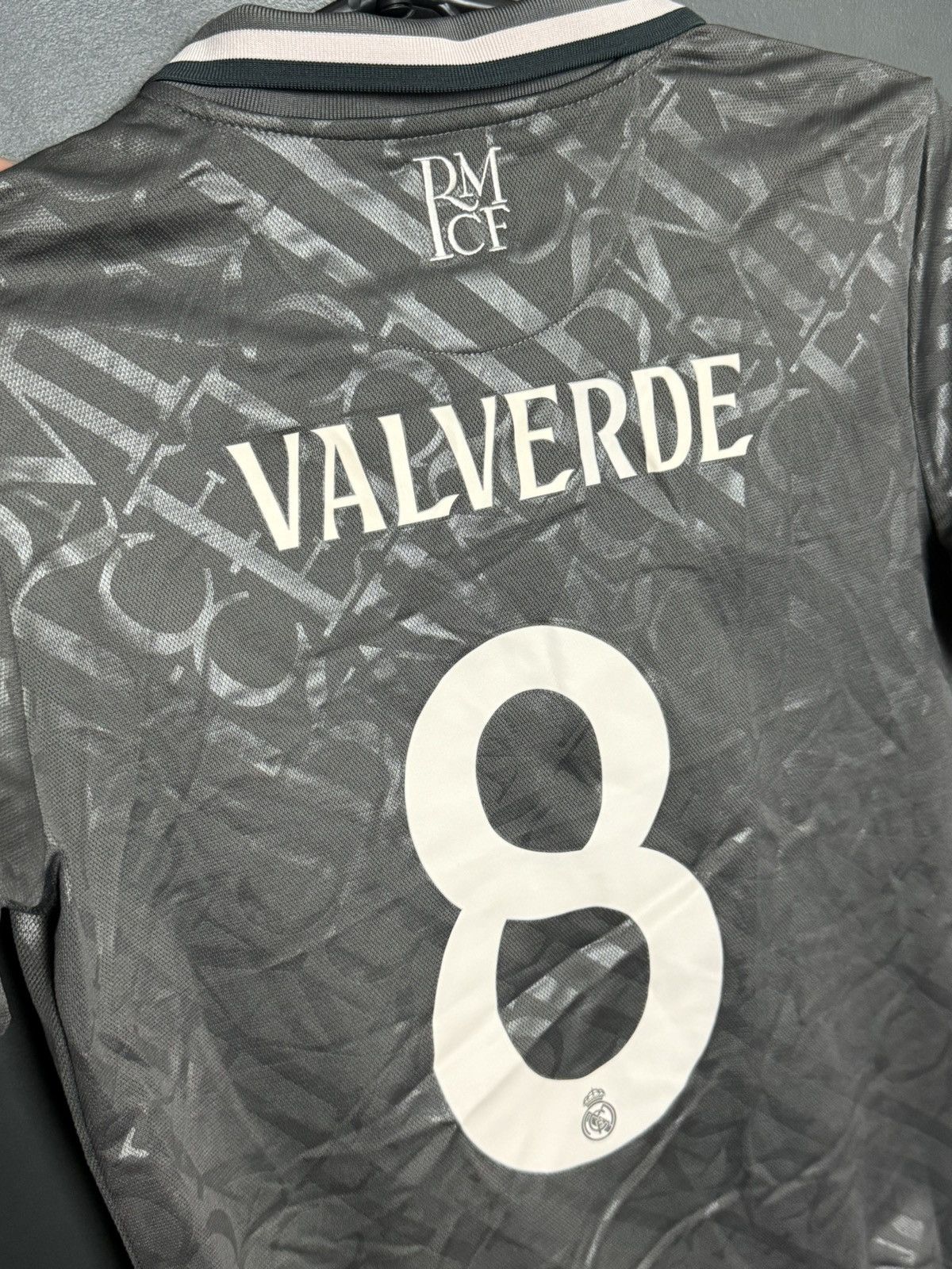 Adidas KIDS New Real Madrid 24/25 Third Valverde Football Jersey Size US XS / EU 42 / 0 - 3 Thumbnail