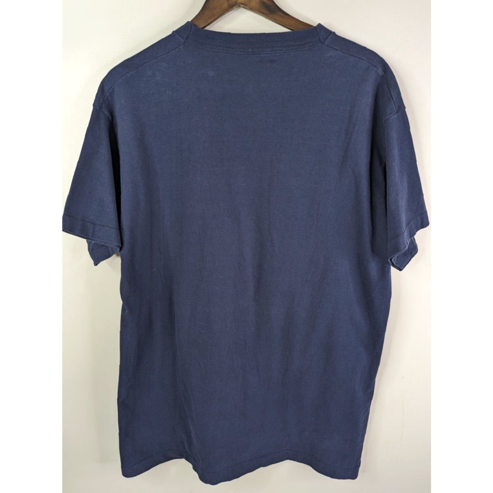 Fruit Of The Loom VINTAGE Alaska State Map Navy Blue Shirt Men's XL Size US XL / EU 56 / 4 - 4 Thumbnail