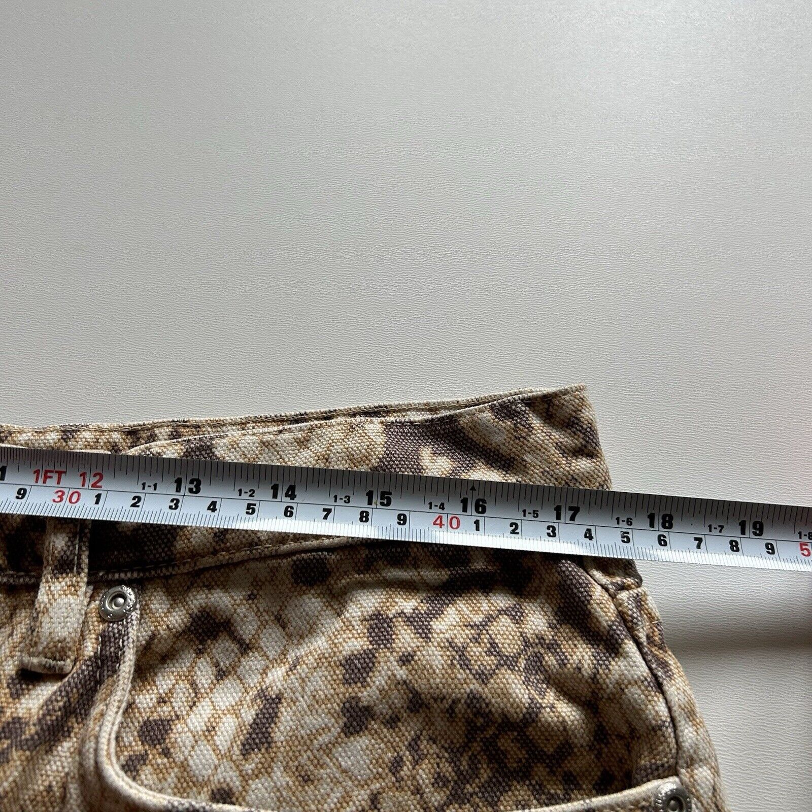 Stussy × Vintage Stussy Washed Canvas Big Ol' Jeans Python Print Size 32 Rare Size US 32 / EU 48 - 8 Thumbnail