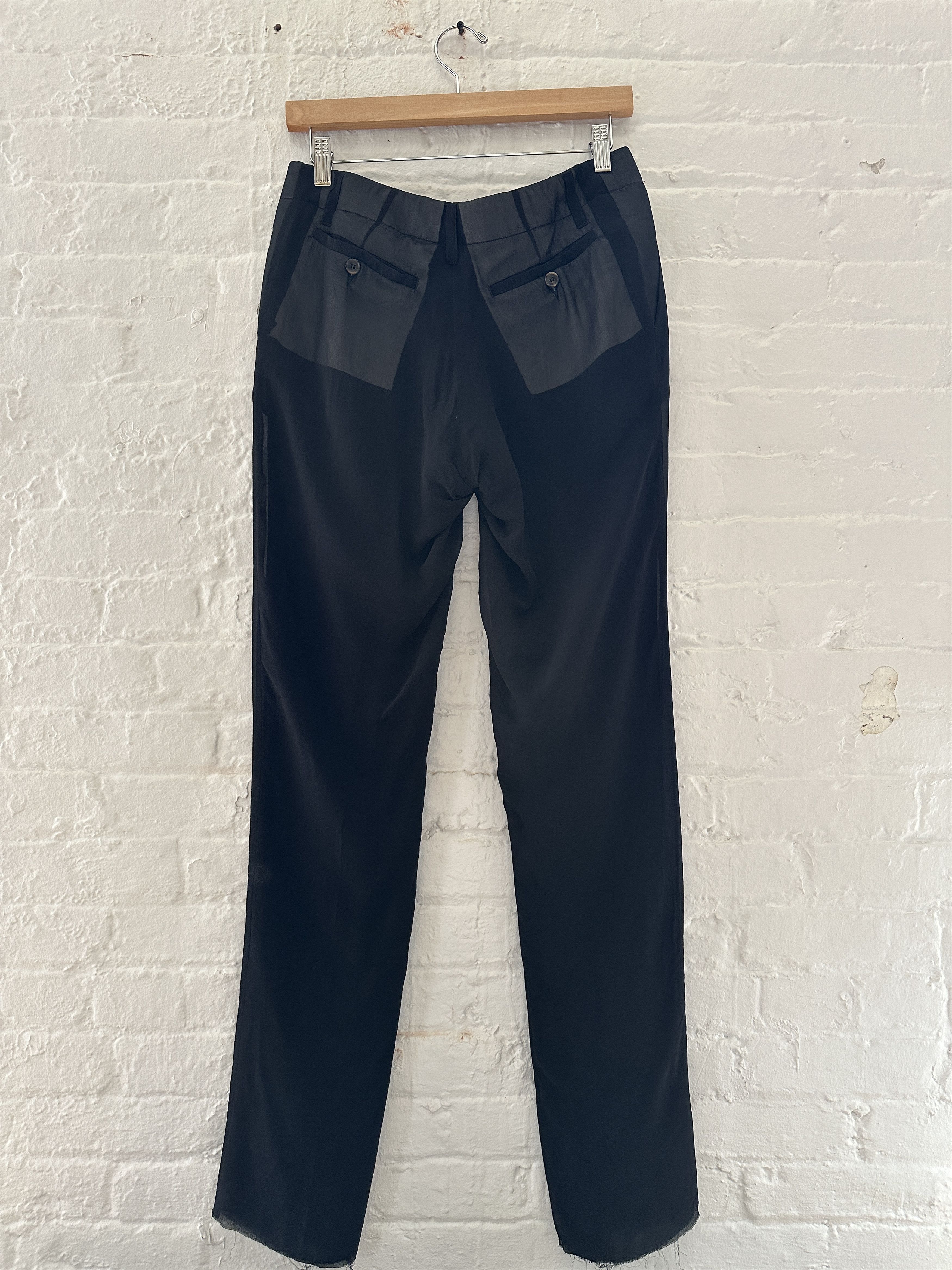 Rick Owens Rick Owens Paneled Silk Trousers Size US 30 / EU 46 - 5 Thumbnail