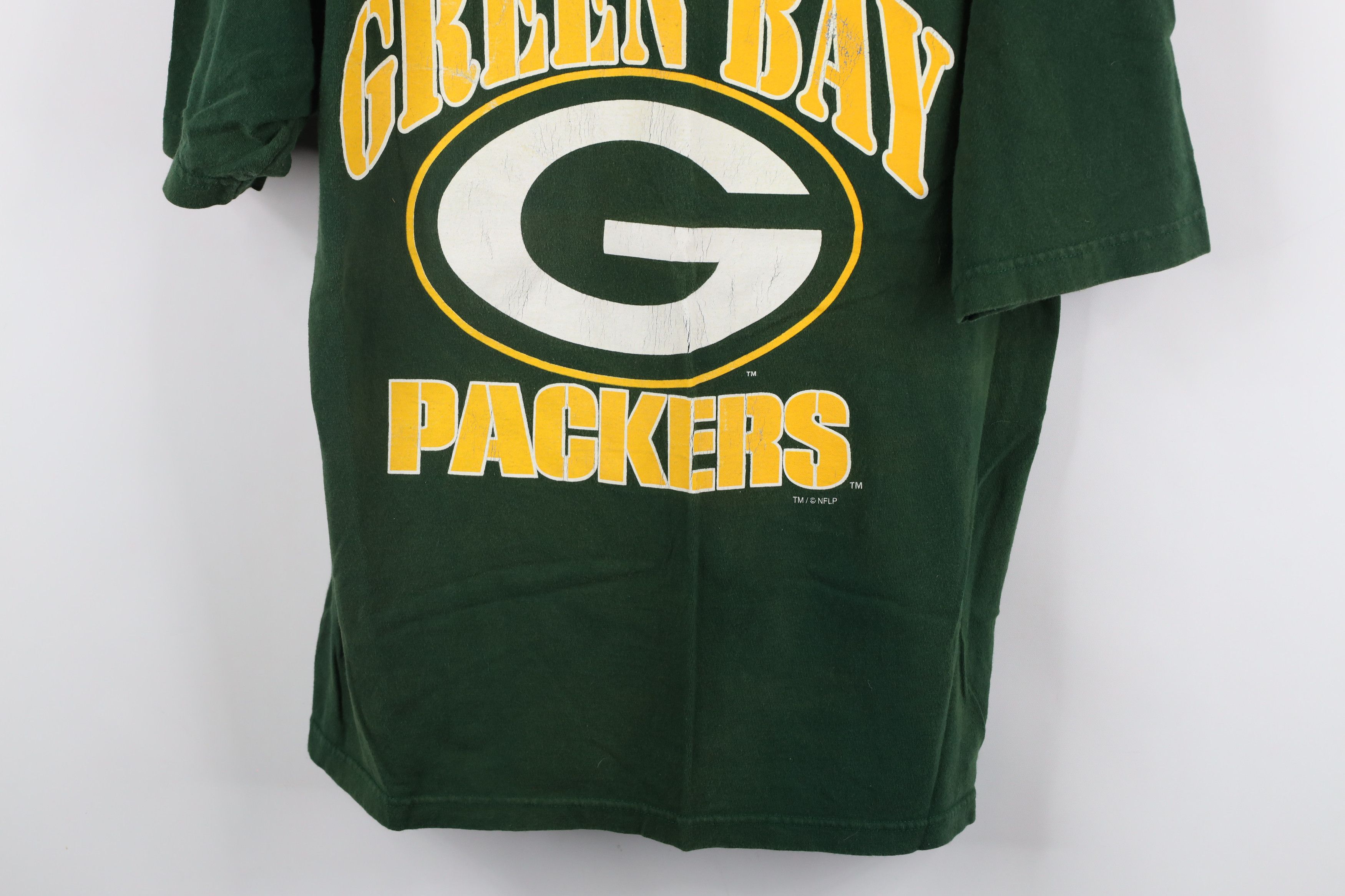 Vintage Vintage 90s Reggie White Green Bay Packers Football T-Shirt Size US L / EU 52-54 / 3 - 3 Thumbnail
