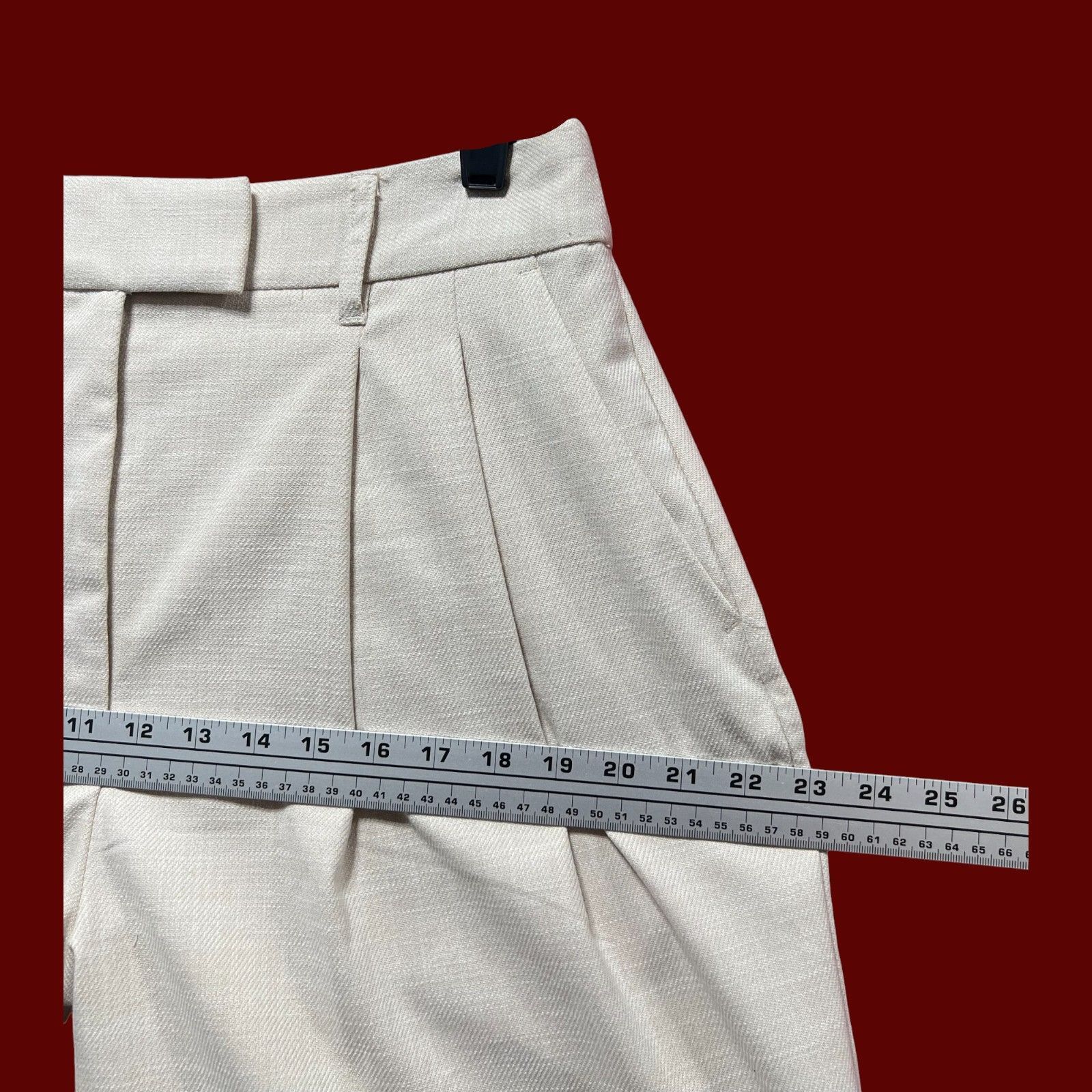 Worthington Worthington - Women's Mid-Rise 8.5" Inseam City Short - Beig Size 30" / US 8 / IT 44 - 4 Thumbnail