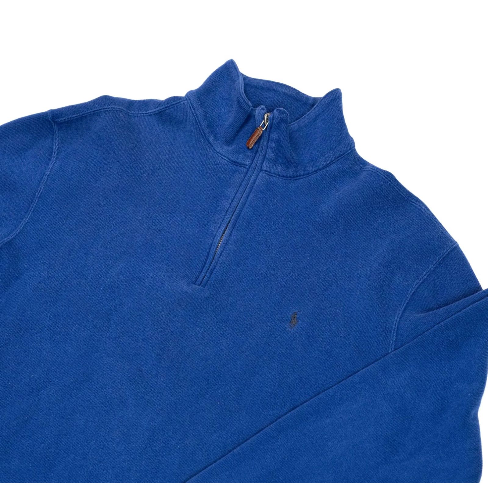 Polo Ralph Lauren VINTAGE Polo Ralph Lauren 1/4 Zip Sweater Mens XL Blue 90’s Kanye Pullover Shirt Size US XL / EU 56 / 4 - 7 Thumbnail